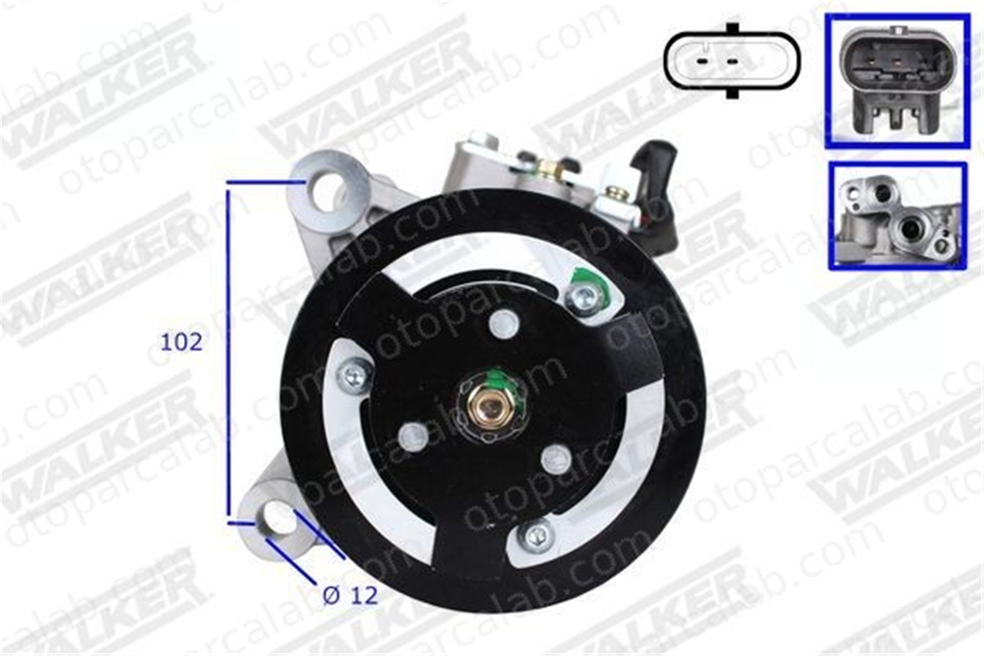BOSCH 1 986 AD1 182 Klima Kompresörü MINI MINI MINI CLUBMAN 64526826880 64526811433