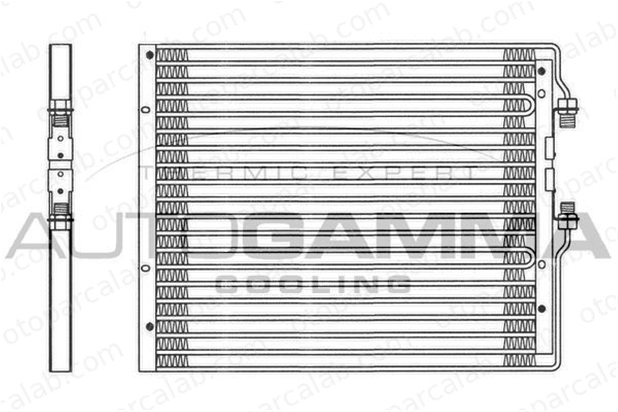 BOSCH 1 986 AD2 348 Klima Radyatörü IVECO DAILY VI Platform şasi DAILY VI Panelvan/Van 533770202 93194748