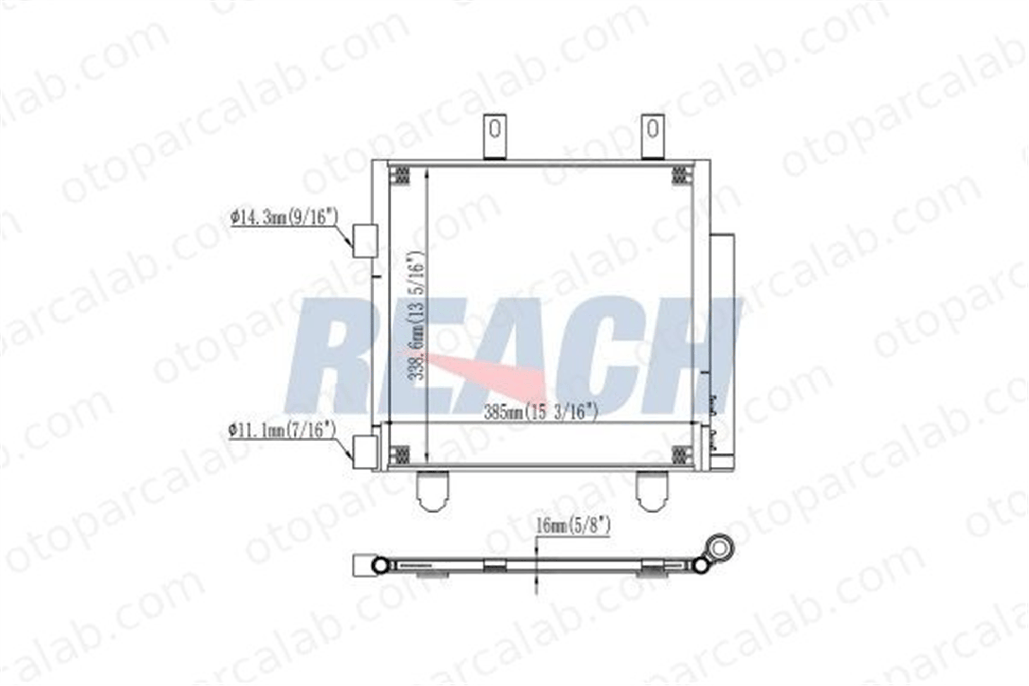 BOSCH 1 986 AD2 367 Klima Radyatörü CITROËN C1 II PEUGEOT 108 B000995480 88450YV020