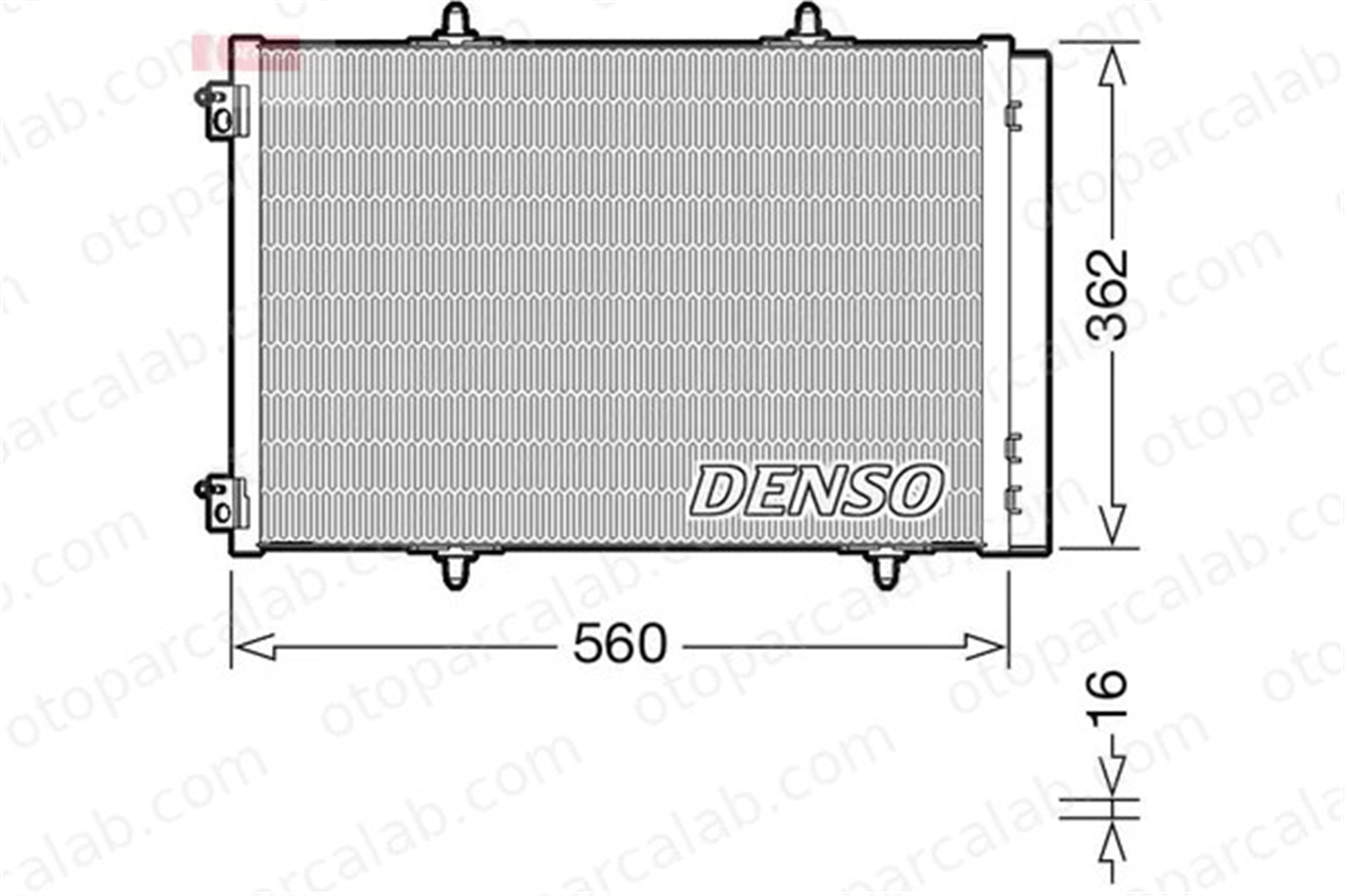 BOSCH 1 986 AD2 389 Klima Radyatörü PEUGEOT 208 I 2008 I 9828083680 9808989880