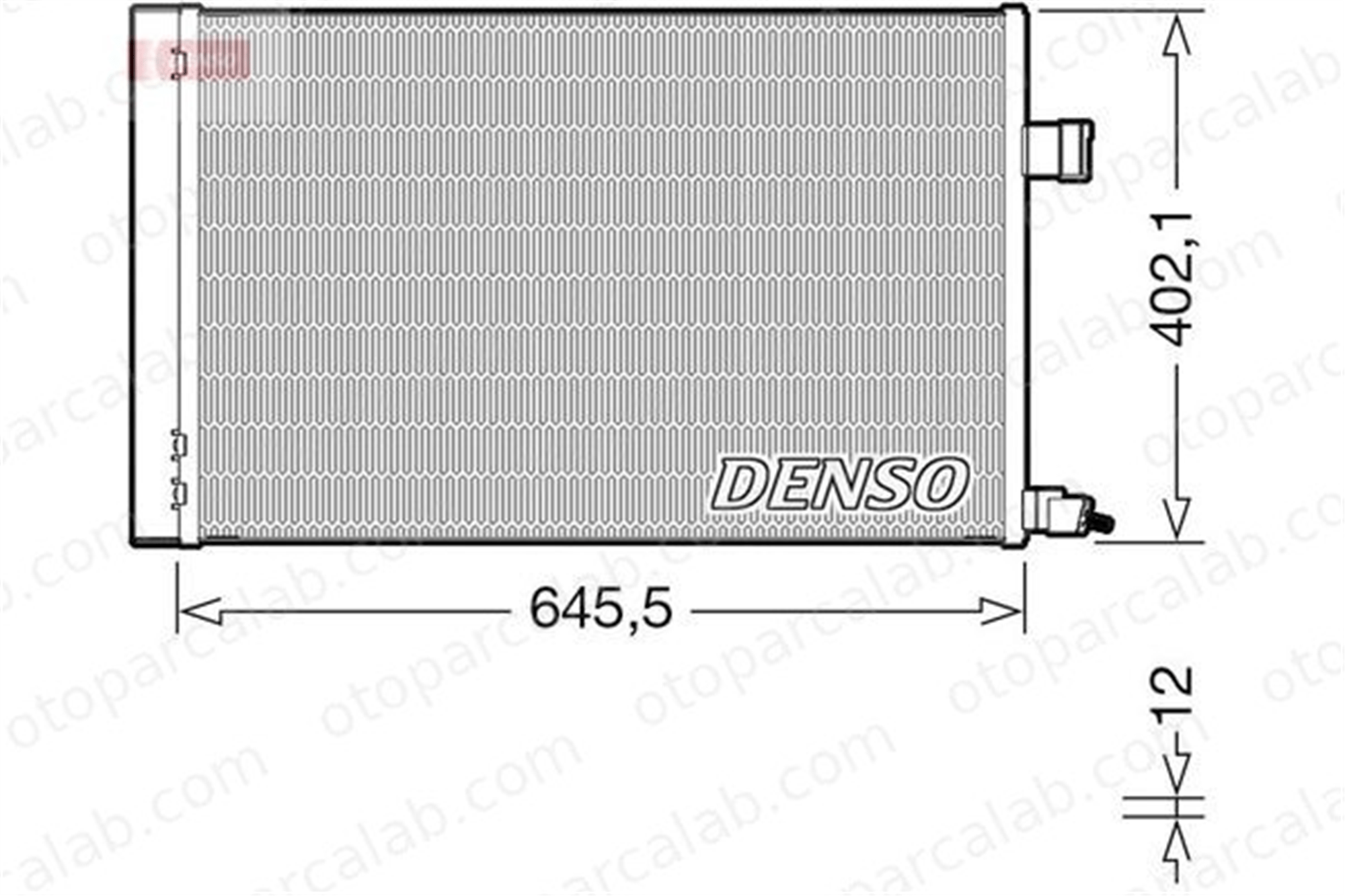 BOSCH 1 986 AD2 466 Klima Radyatörü JAGUAR XE F-PACE GX7319710BC GX7319710BD