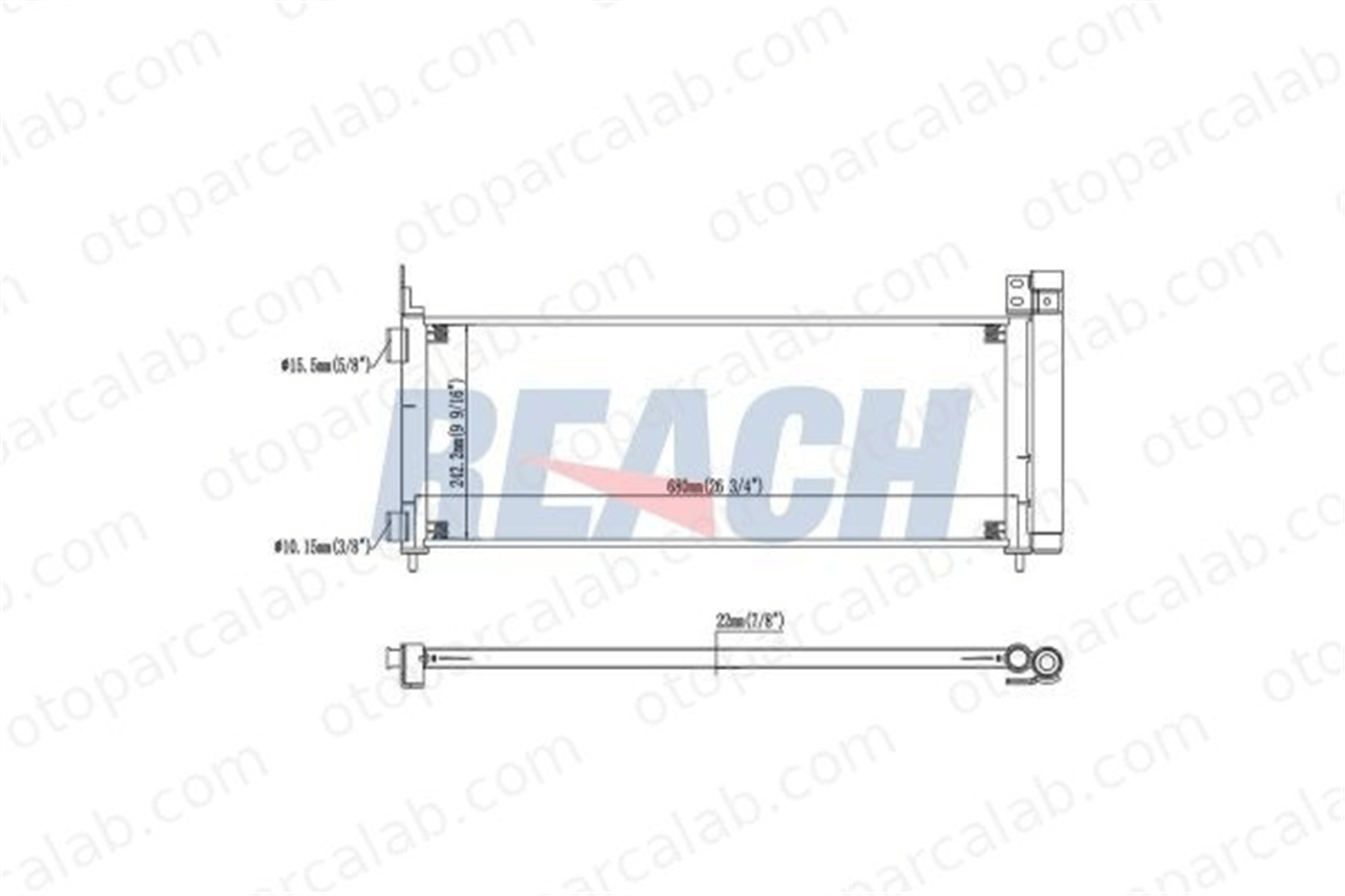 BOSCH 1 986 AD2 478 Klima Radyatörü TOYOTA RAV 4 IV 8846042150