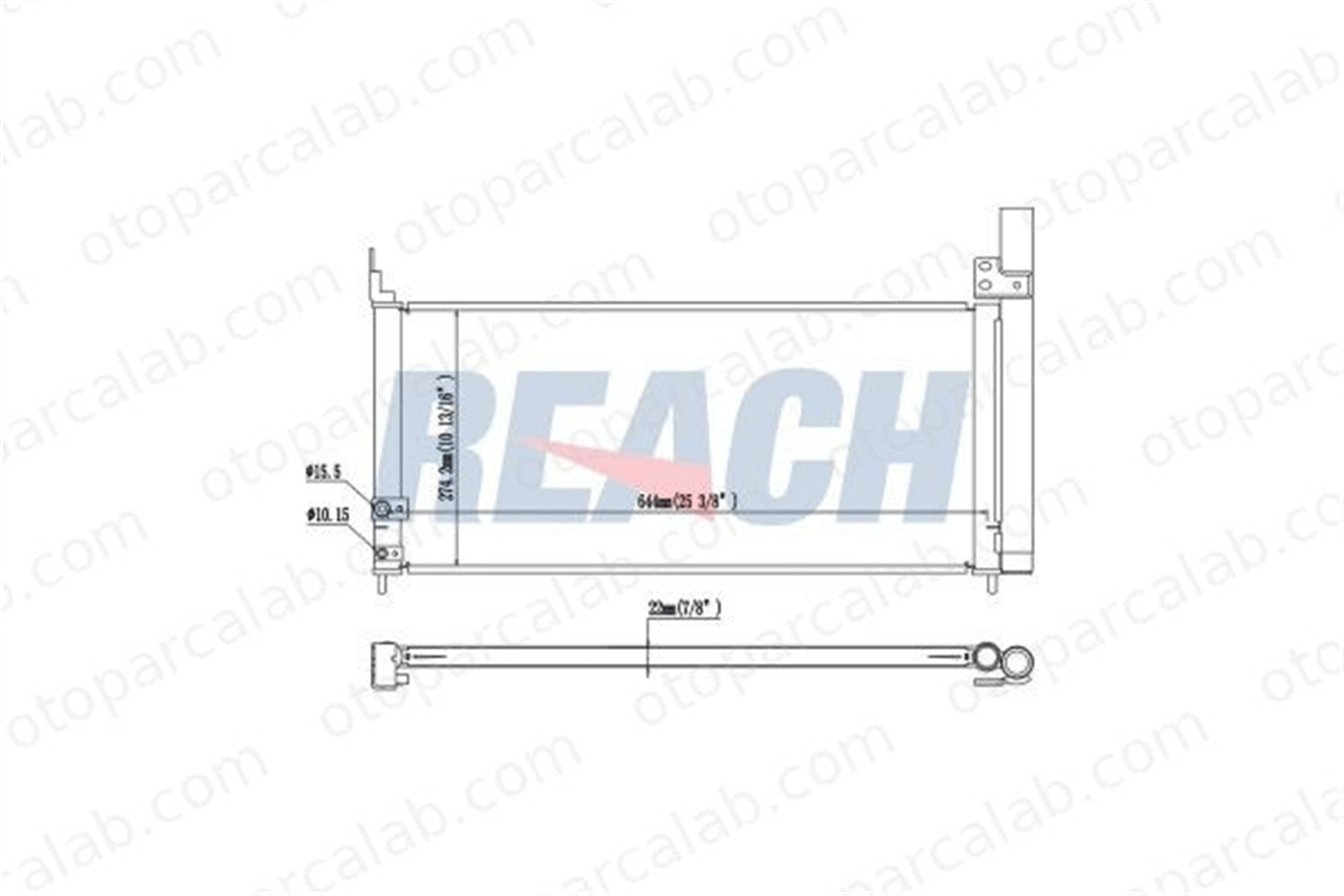 BOSCH 1 986 AD2 489 Klima Radyatörü TOYOTA PRIUS PLUS 8846047170