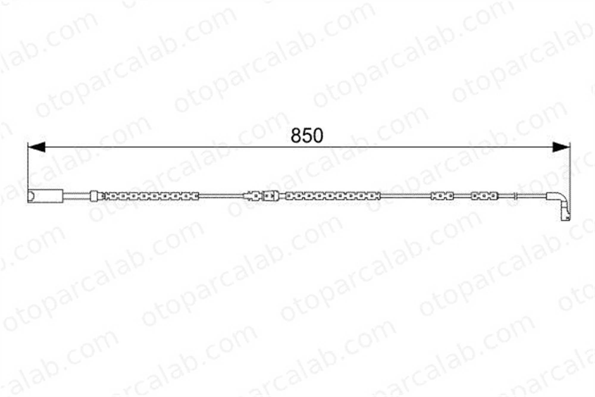 BOSCH 1 987 473 030 Balata İkaz Kablosu Ön BMW 3 3 Touring 1987473030 34356764851