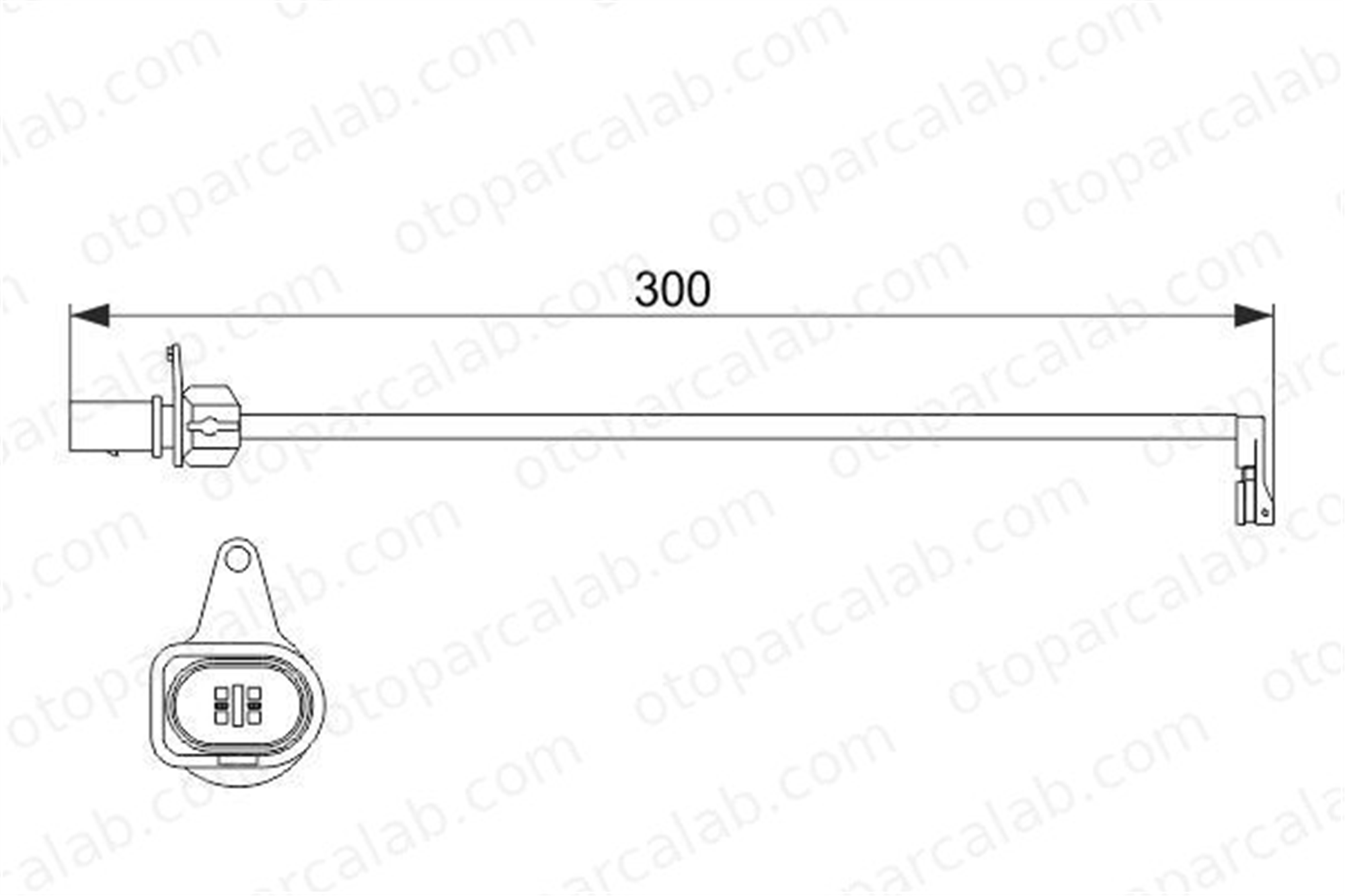 BOSCH 1 987 474 505 Balata İkaz Kablosu Ön AUDI A4 B8 A4 B8 Avant 8K0615121 8T0907637
