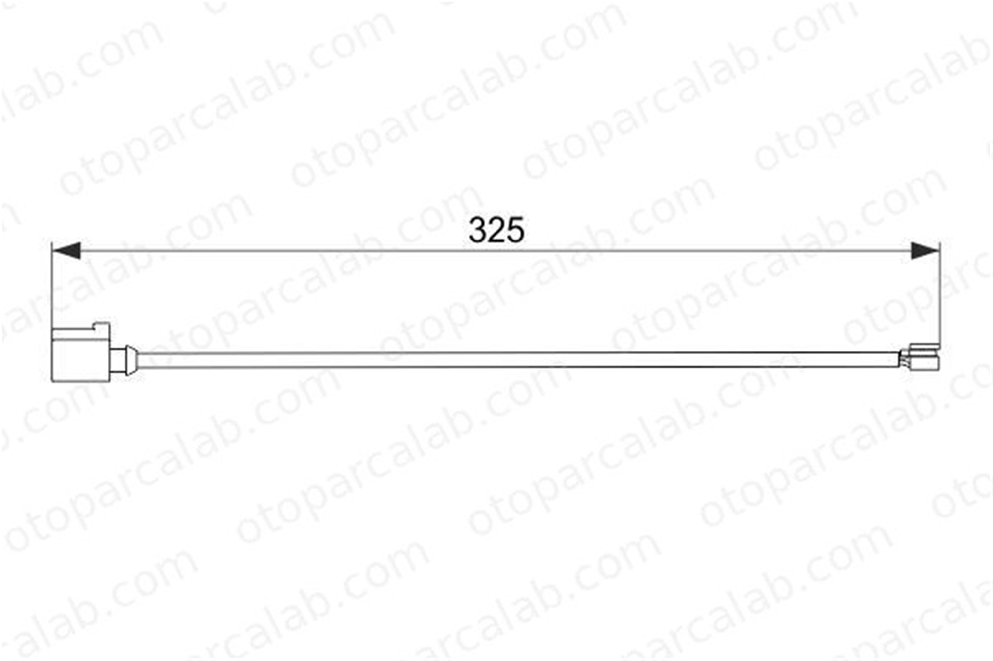 BOSCH 1 987 474 567 Balata İkaz Kablosu Ön VW TOUAREG BENTLEY FLYING SPUR 7P0907637