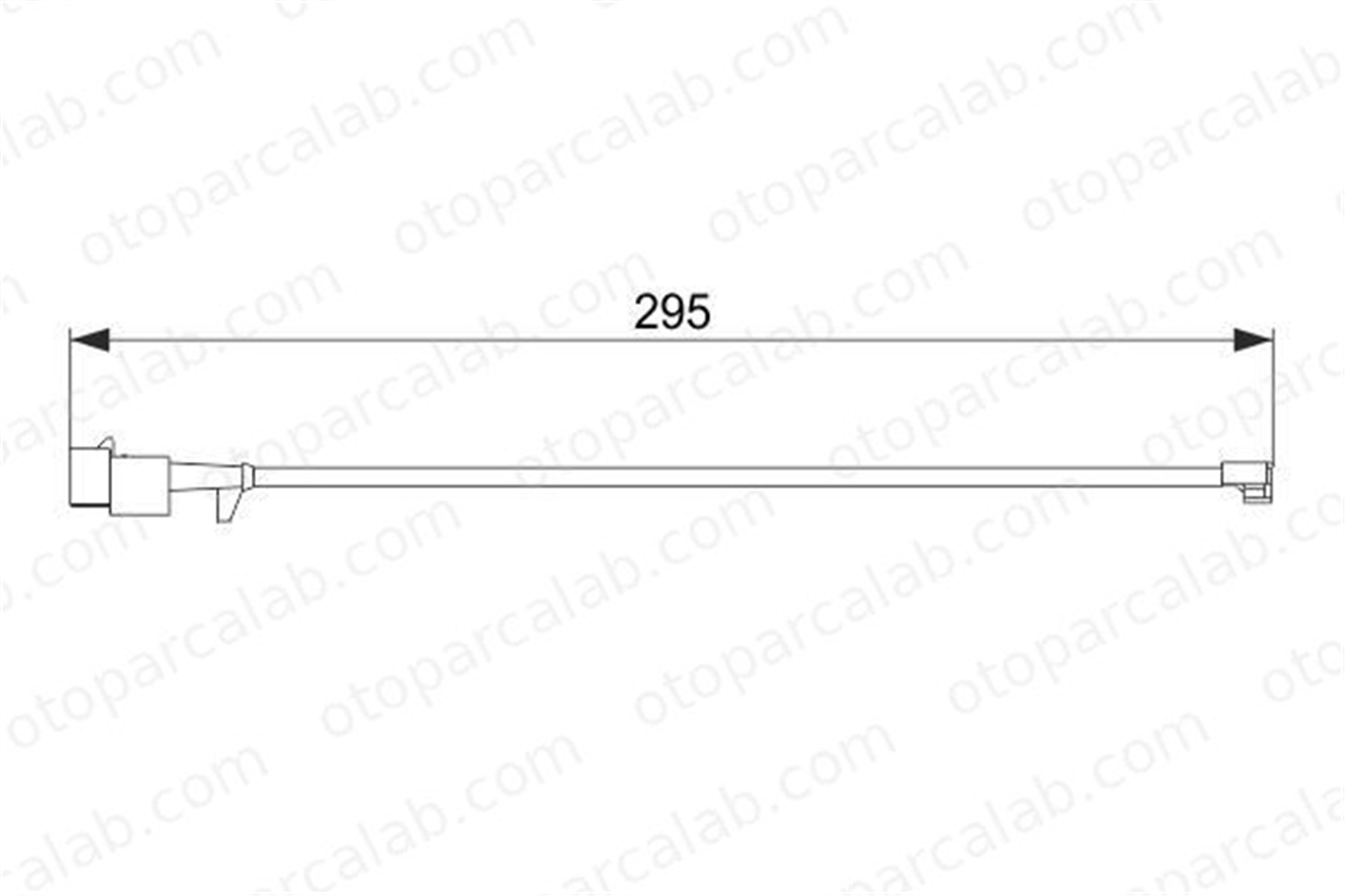 BOSCH 1 987 474 575 Balata İkaz Kablosu Ön IVECO DAILY VI Platform şasi DAILY VI Panelvan/Van 42556205