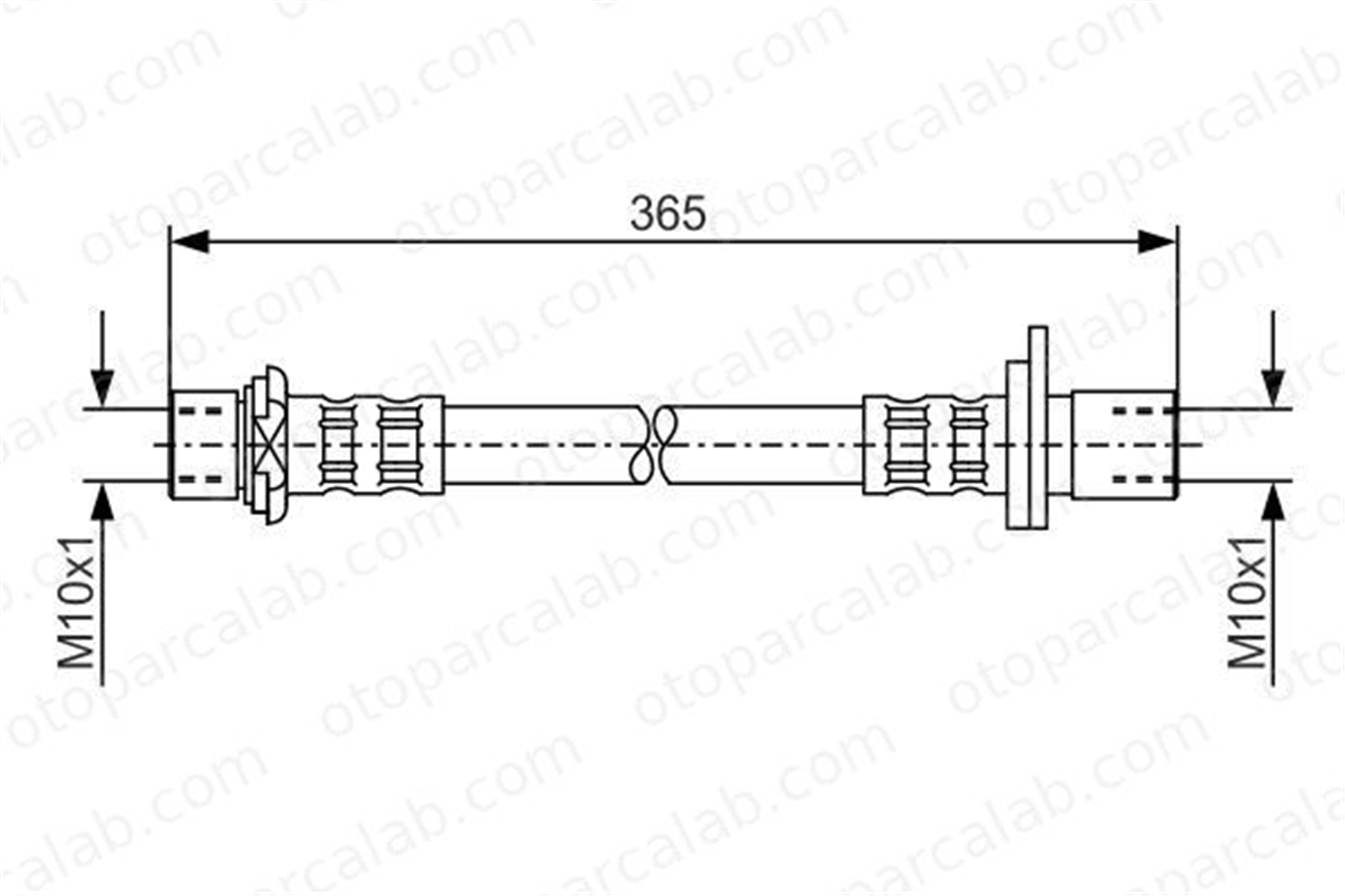 BOSCH 1 987 476 164 Fren Hortumu Arka Sağ TOYOTA CARINA E VI CARINA E VI Sedan 9008094017 9094702694