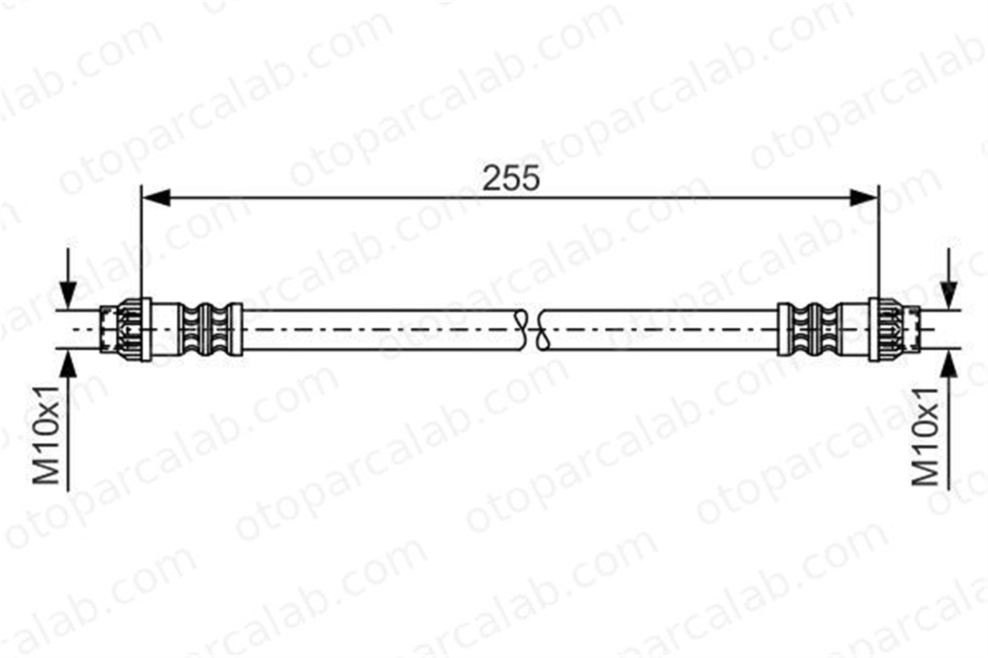 BOSCH 1 987 476 178 Fren Hortumu Arka Sağ veya Sol CITROËN BERLINGO / BERLINGO FIRST MPV BERLINGO / BERLINGO FIRST Kasa/büyük limuzin 7704003961 T68017