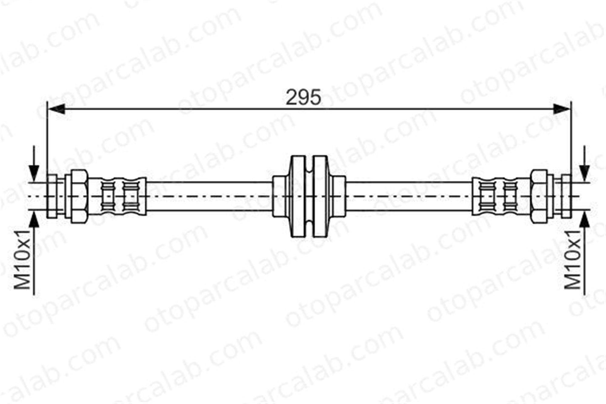 BOSCH 1 987 476 632 Fren Hortumu Arka Sağ veya Sol FIAT CINQUECENTO SEICENTO / 600 1987476632 7663039