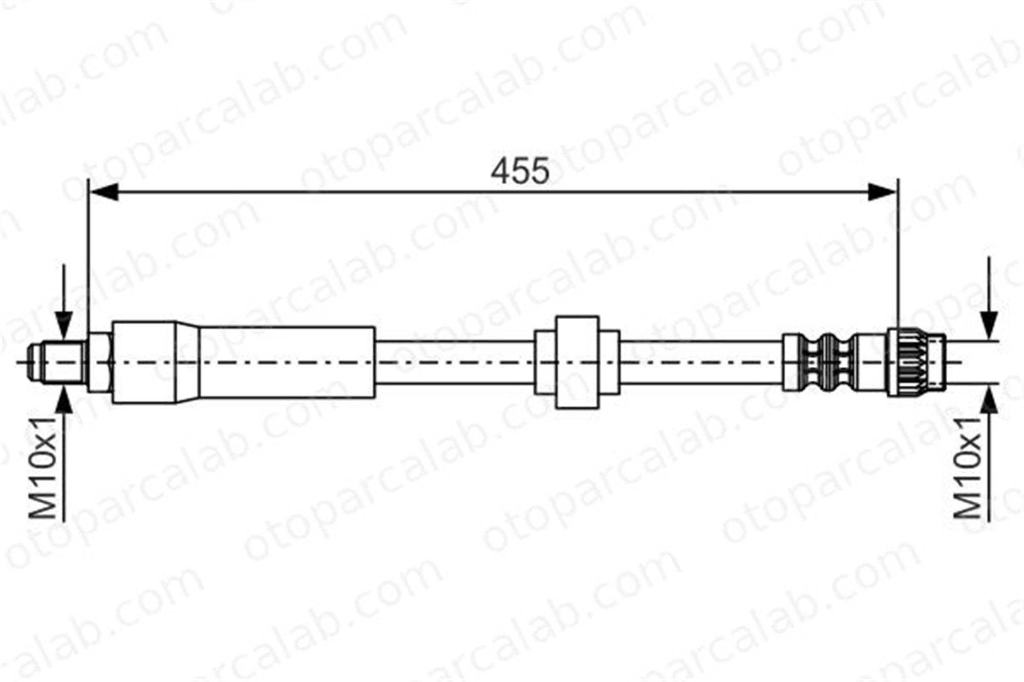 BOSCH 1 987 476 701 Fren Hortumu Arka Sağ veya Sol RENAULT TRAFIC Panelvan/Van LAGUNA I Grandtour 1987476701 6006000701