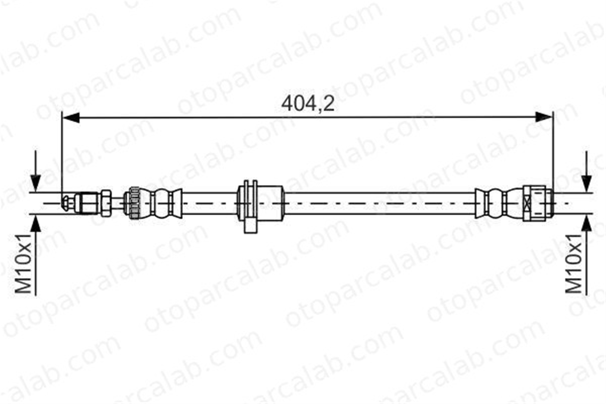 BOSCH 1 987 481 679 Fren Hortumu Ön Sağ veya Sol MINI MINI MINI Cabrio 1987481679 34306863167