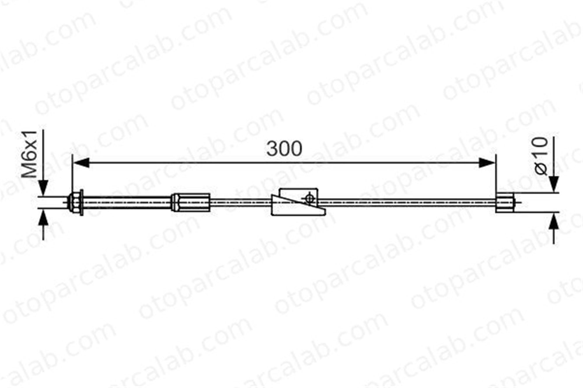 BOSCH 1 987 482 132 El Fren Teli Ön Sağ veya Sol FORD FIESTA V FUSION 1987482132 1205735