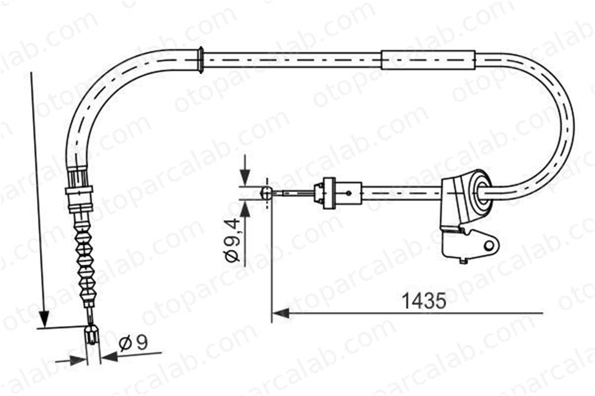 BOSCH 1 987 482 230 El Fren Teli Arka Sağ MINI MINI MINI Cabrio 1987482230 34406777399