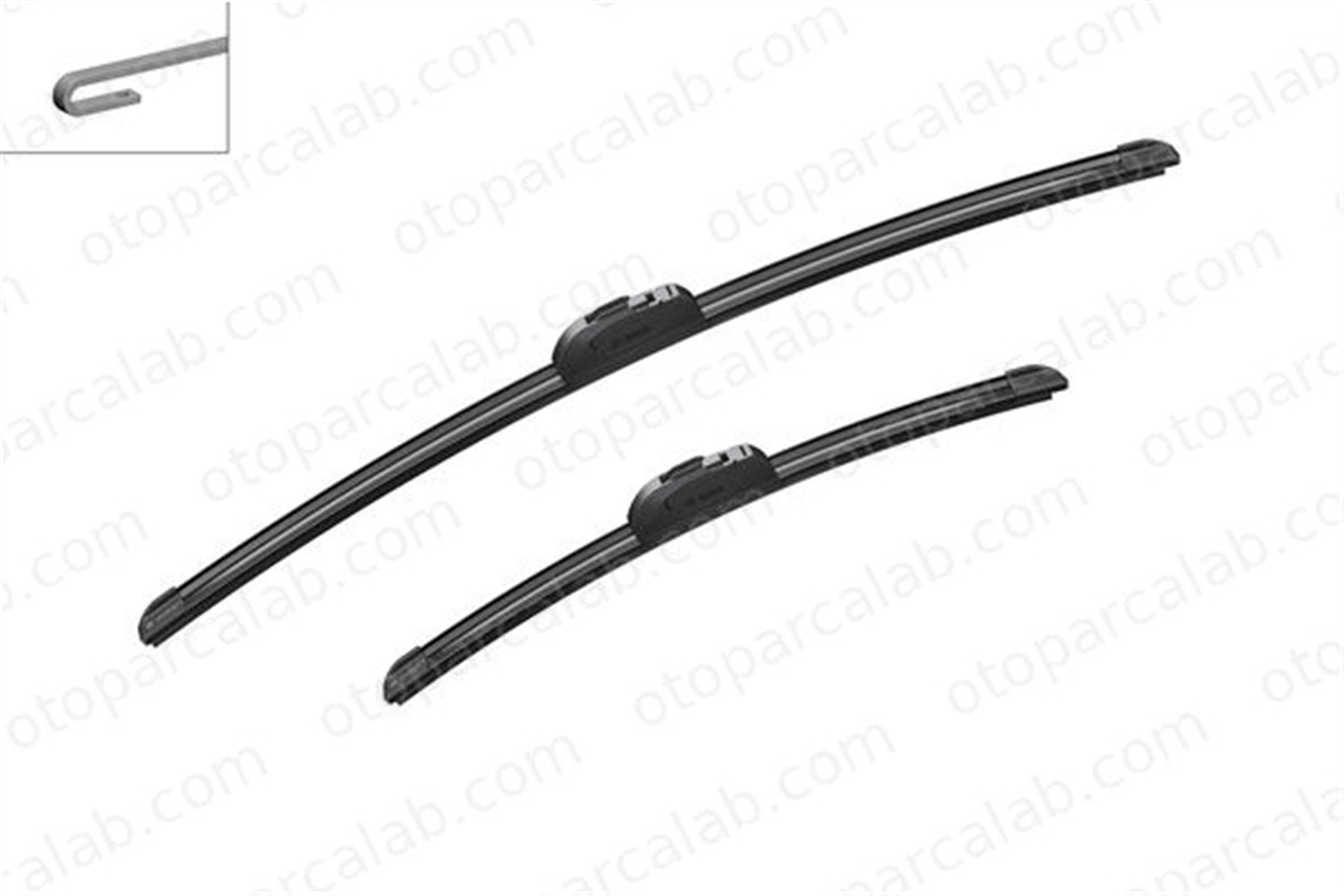 BOSCH 3 397 118 907 Silecek Süpürgesi Ön 600/400 mm - 24/16 inç OPEL ANTARA A RENAULT SCÉNIC I MPV 3397118907