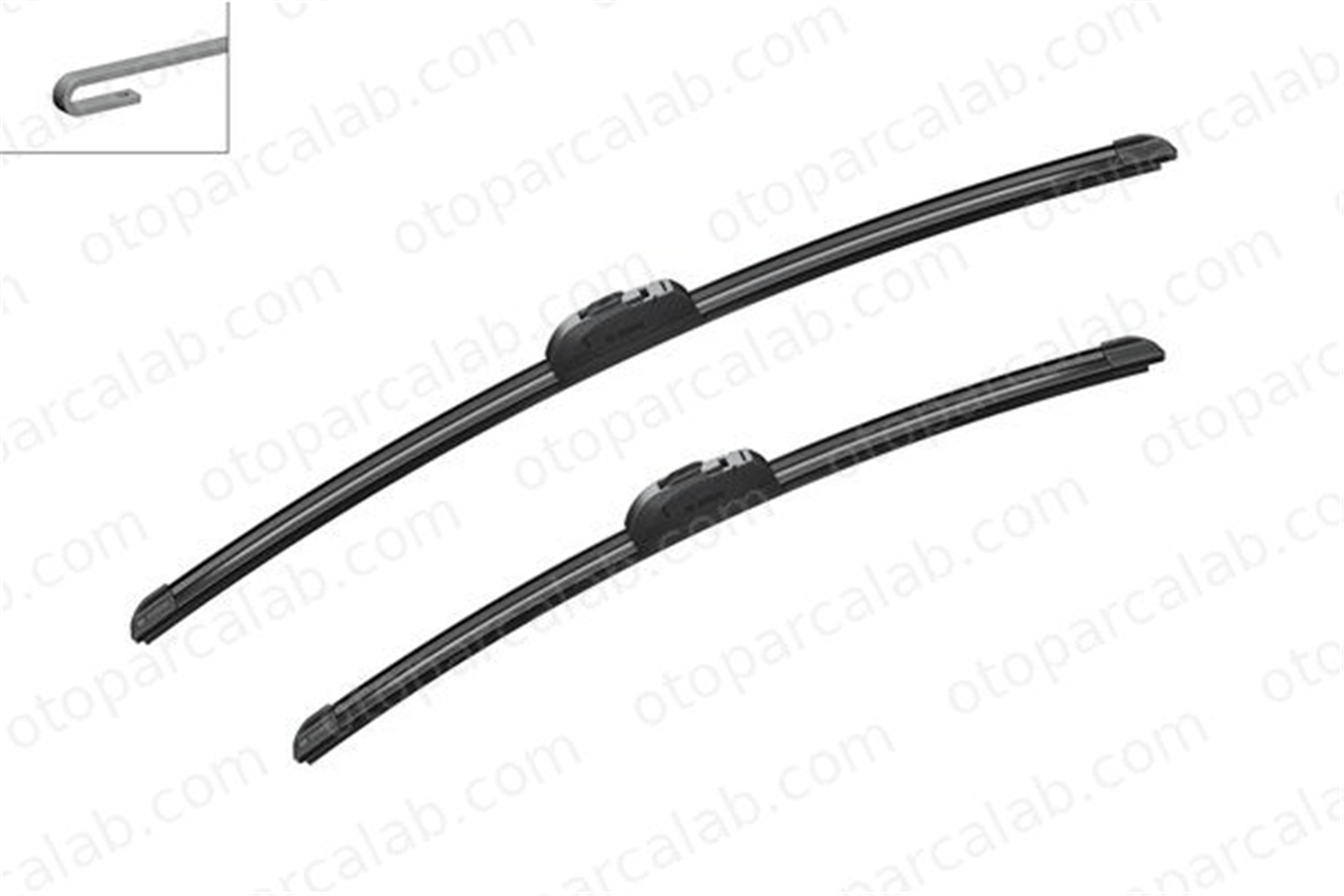 BOSCH 3 397 118 910 Silecek Süpürgesi Ön 600/500 mm - 24/20 inç RENAULT LAGUNA II Grandtour LAGUNA II 61610039697
