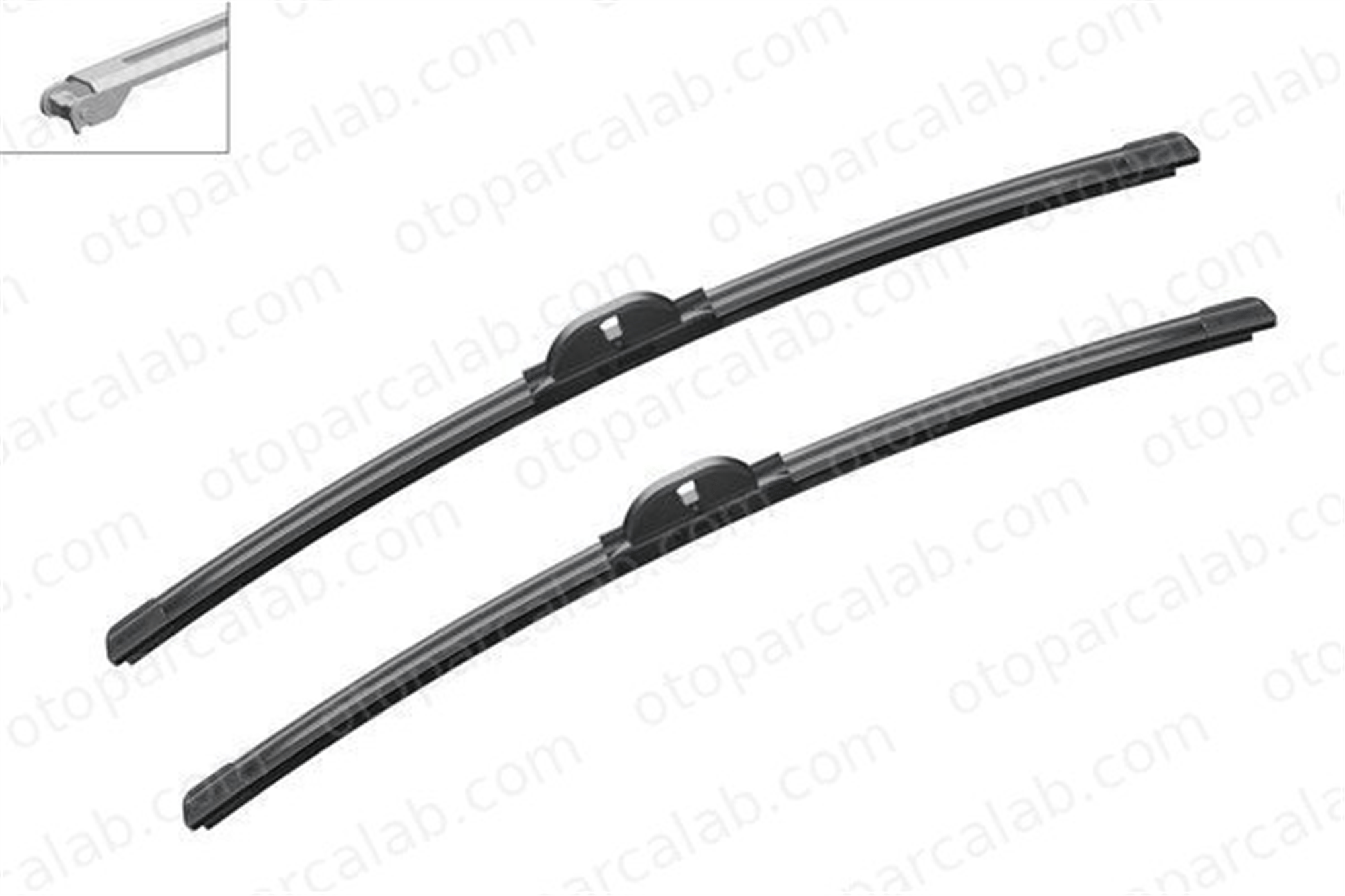 BOSCH 3 397 118 933 Silecek Süpürgesi Ön 550/550 mm - 22/22 inç AUDI A4 B7 A4 B7 Avant A2038201545 4B0998002