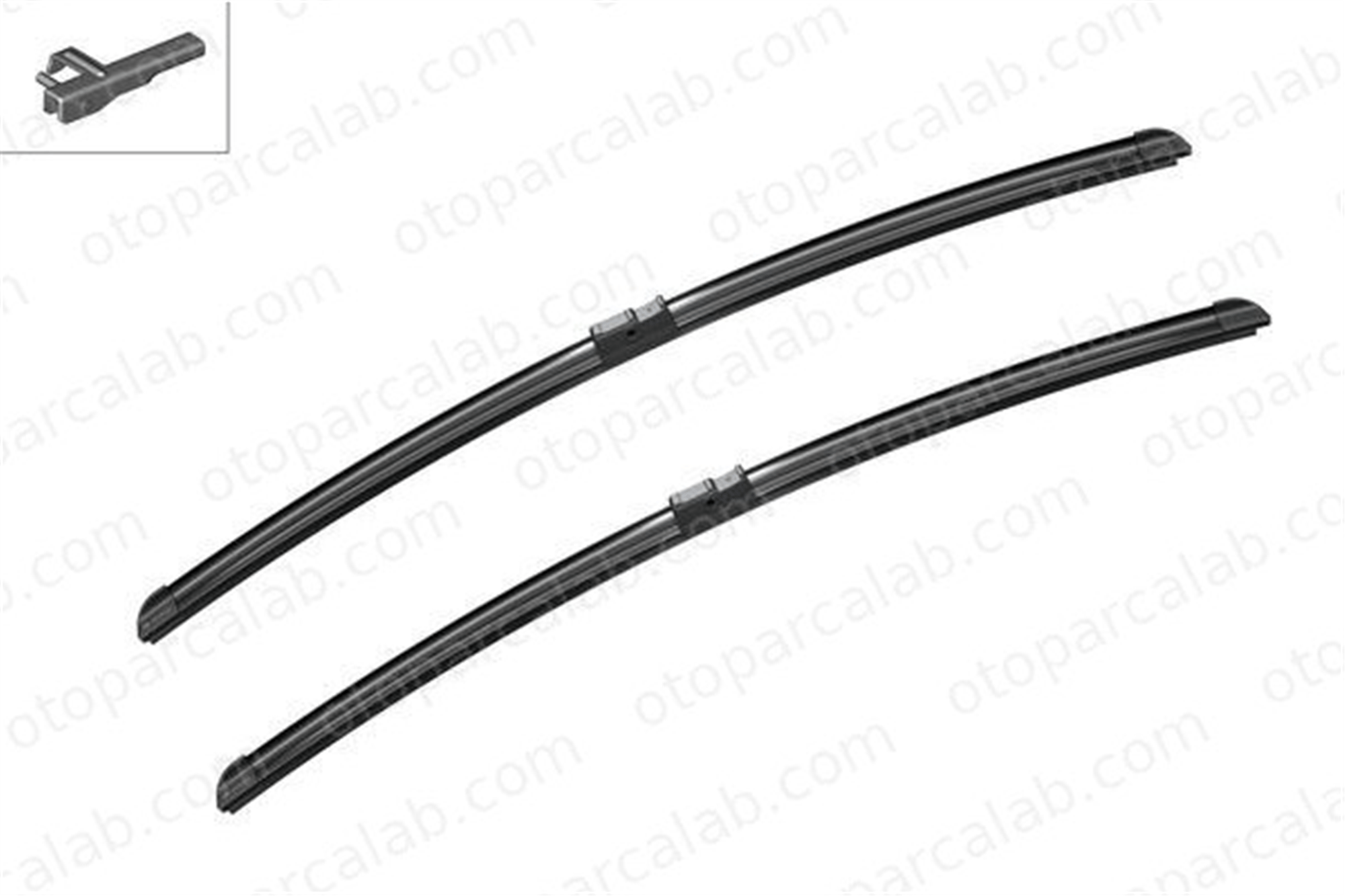 BOSCH 3 397 118 946 Silecek Süpürgesi Ön 680/680 mm - 27/27 inç MERCEDES-BENZ S-SERISI S-SERISI Coupe A2208201745