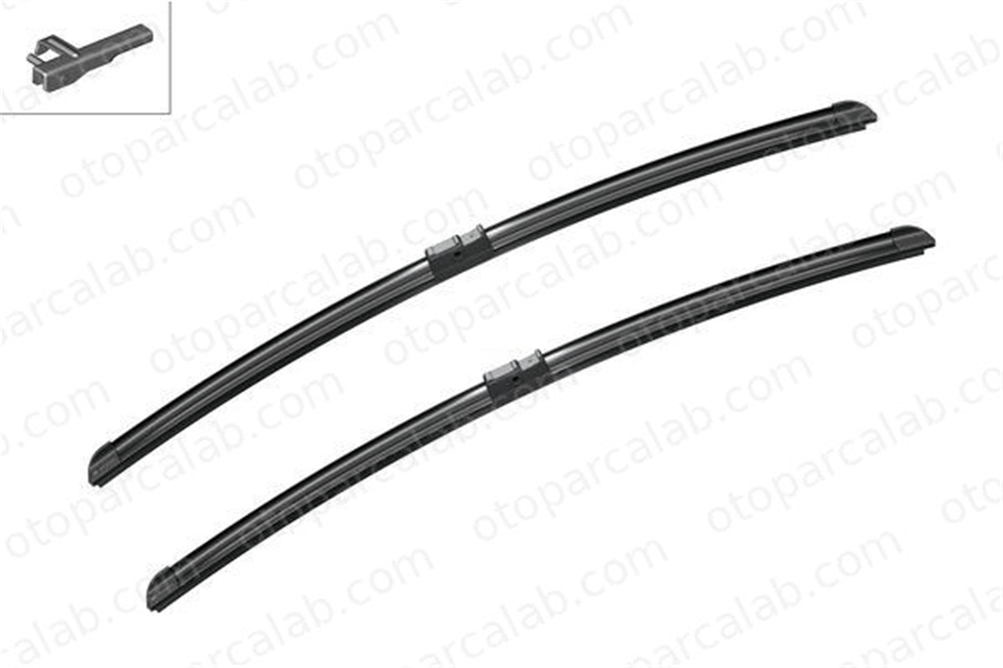 BOSCH 3 397 118 948 Silecek Süpürgesi Ön 650/650 mm - 26/26 inç MERCEDES-BENZ E-SERISI E-SERISI T-Model A2118200745