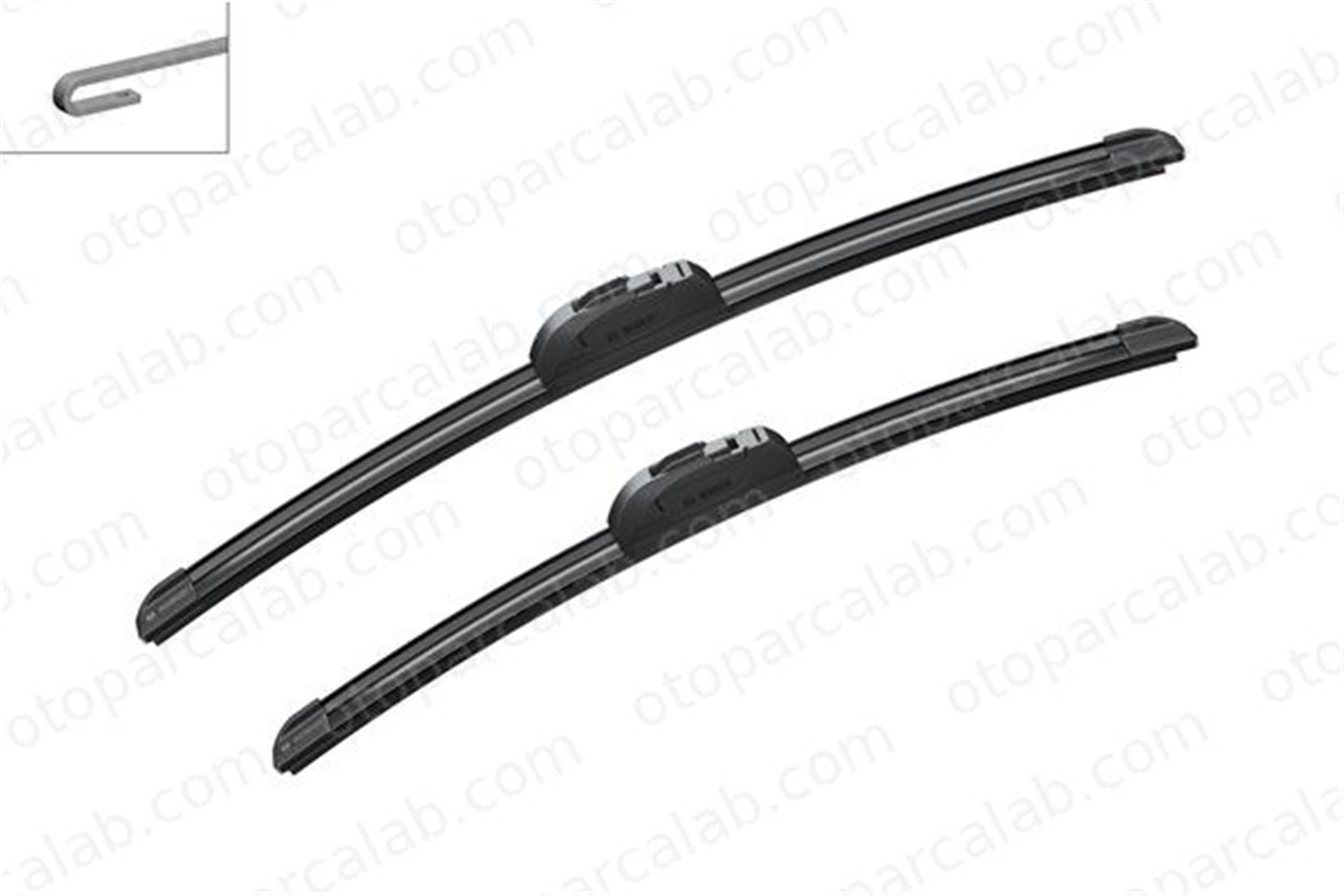 BOSCH 3 397 118 990 Silecek Süpürgesi Ön Universal Tip 475/425 mm - 19/17 inç CITROËN SAXO HONDA CIVIC IV Sedan A3397008534
