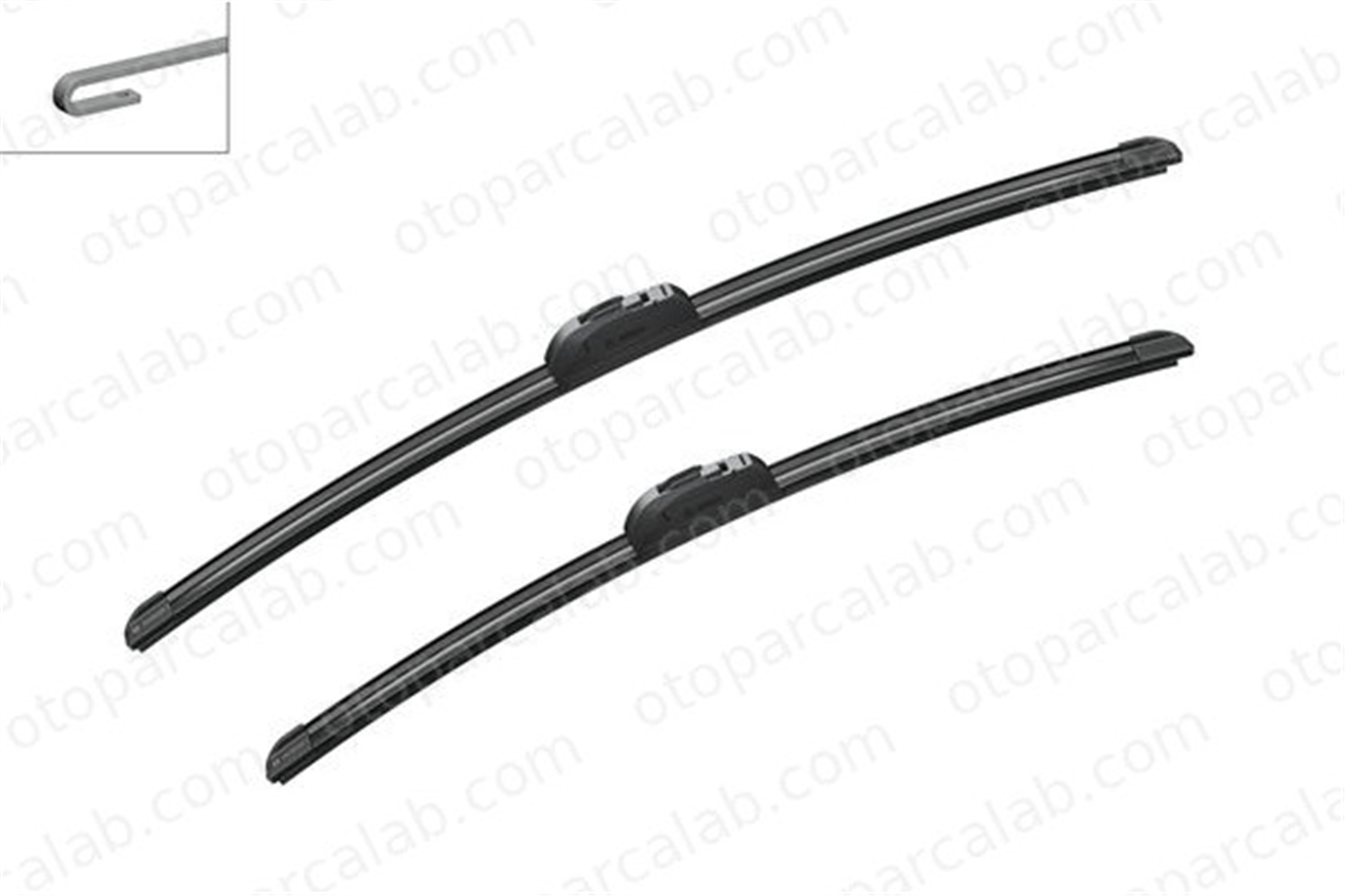 BOSCH 3 397 118 996 Silecek Süpürgesi Ön 600/550 mm - 24/22 inç PEUGEOT 406 406 Break A0018203845
