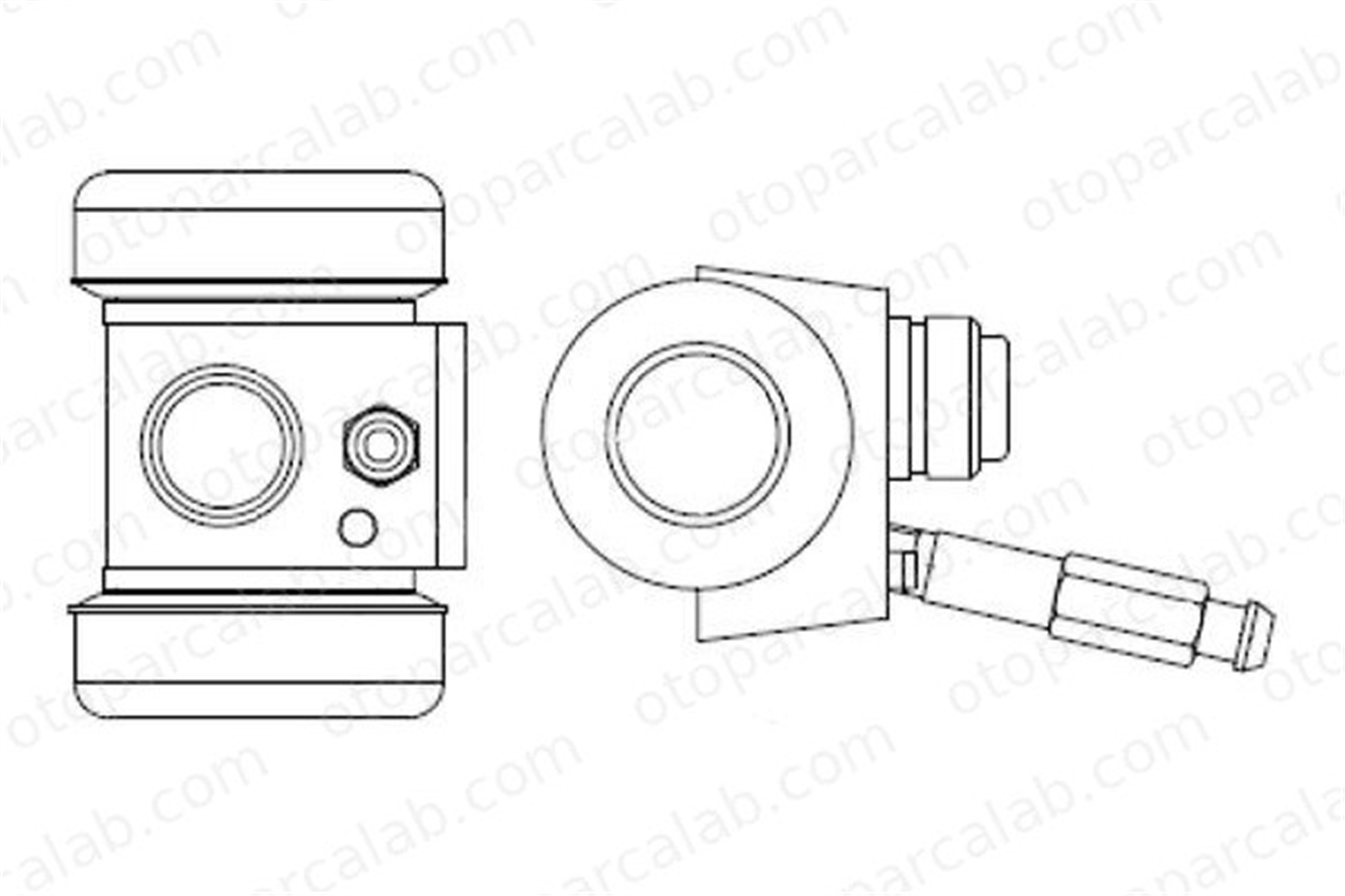BOSCH F 026 002 364 Fren Silindiri Arka Sağ veya Sol IVECO DAILY II Panelvan/Van DAILY II Platform şasi LW15311 8121575