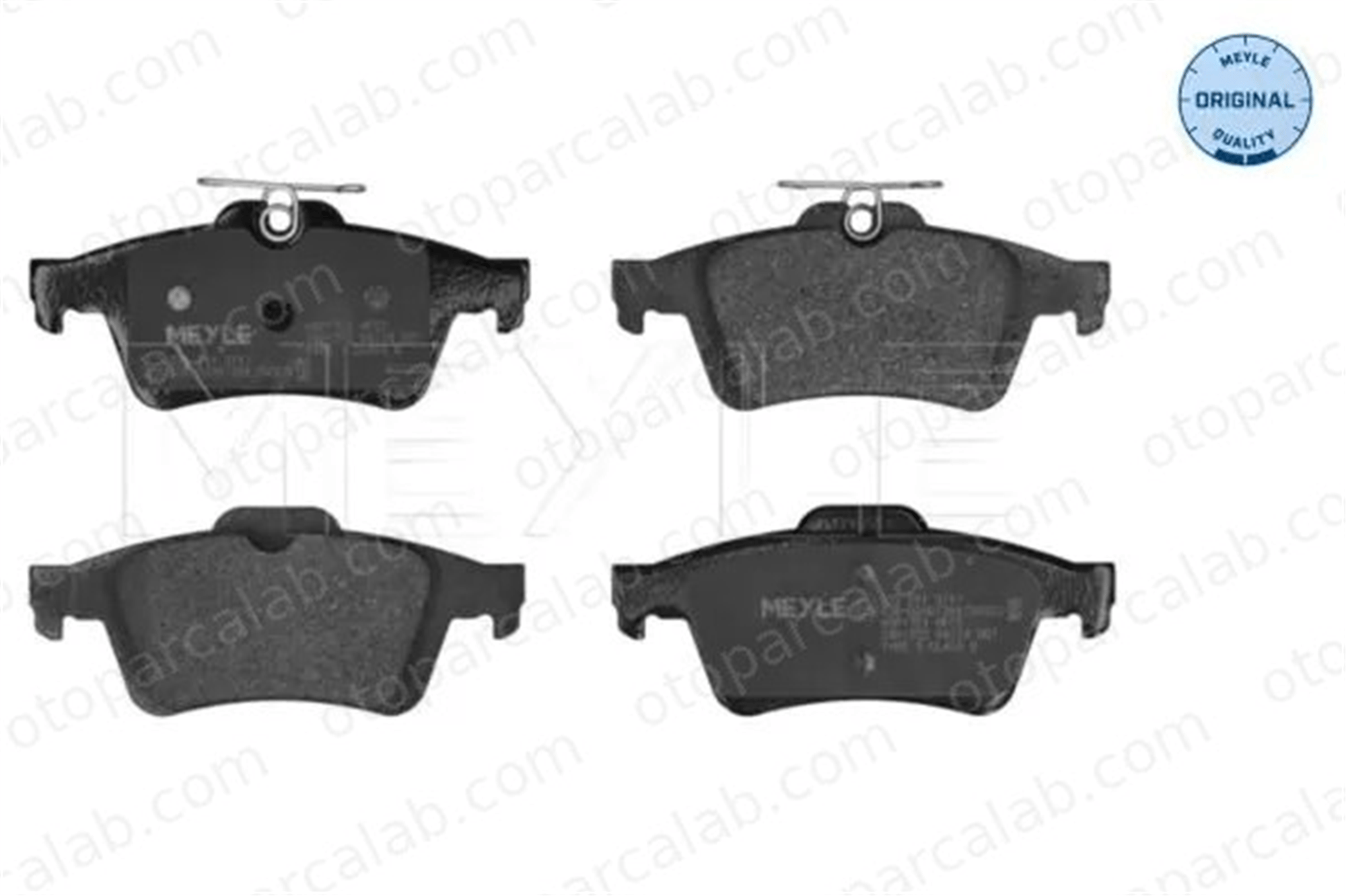 BRAXIS AB0679 Fren Disk Balata Arka FORD FOCUS III FOCUS III Turnier AV6J2M008AA 1233679