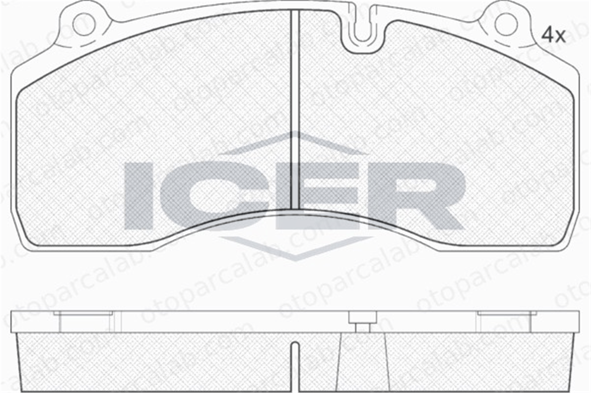 BRAXIS AB5005 Fren Disk Balata Ön RENAULT TRUCKS MIDLINER PREMIUM 2 2917529181 20780788