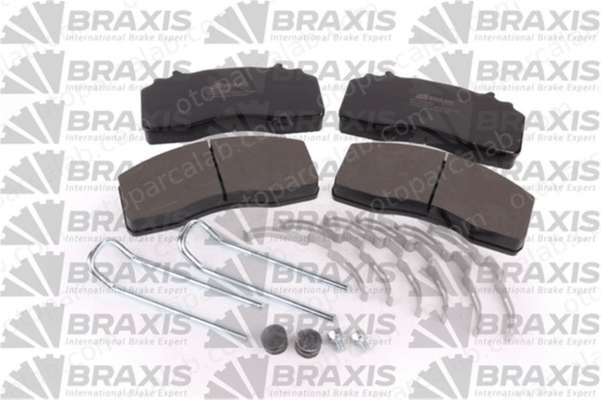 BRAXIS AB5025 Fren Disk Balata Ön veya Arka MERCEDES-BENZ AROCS ACTROS MP4 / MP5 A0014215210 A0084206320