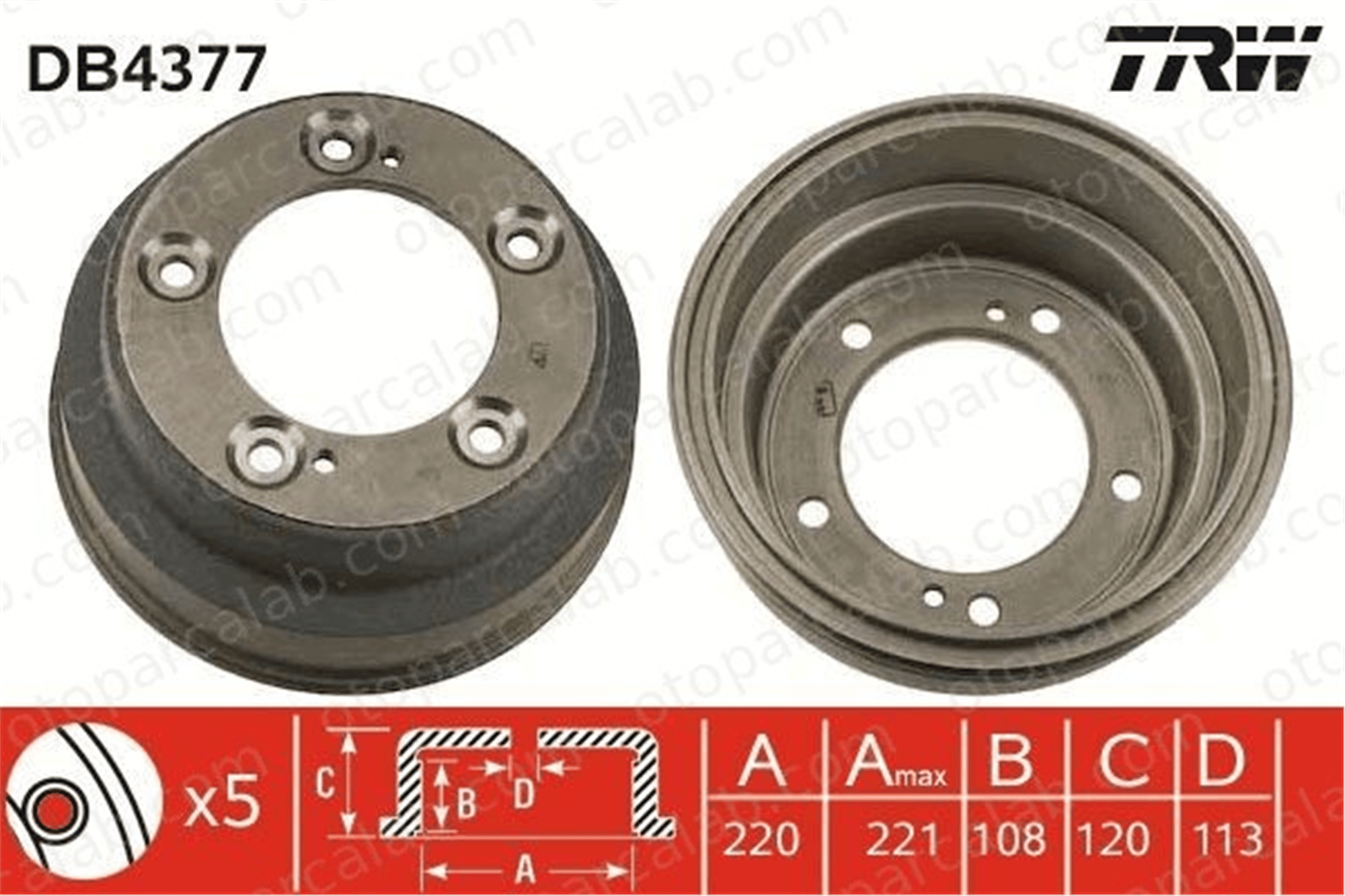 BRAXIS AD5015 Kampana Arka Sağ ve Sol HYUNDAI H100 Panelvan/Van H100 Platform şasi 5276144102 5276144101