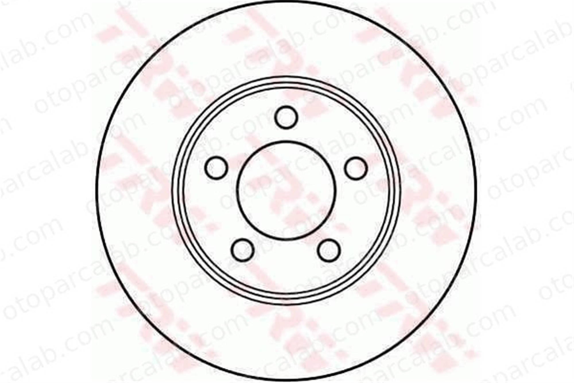 BRAXIS AE0833 Fren Disk Ayna Ön Sağ ve Sol JEEP CHEROKEE 3251156 J3251156
