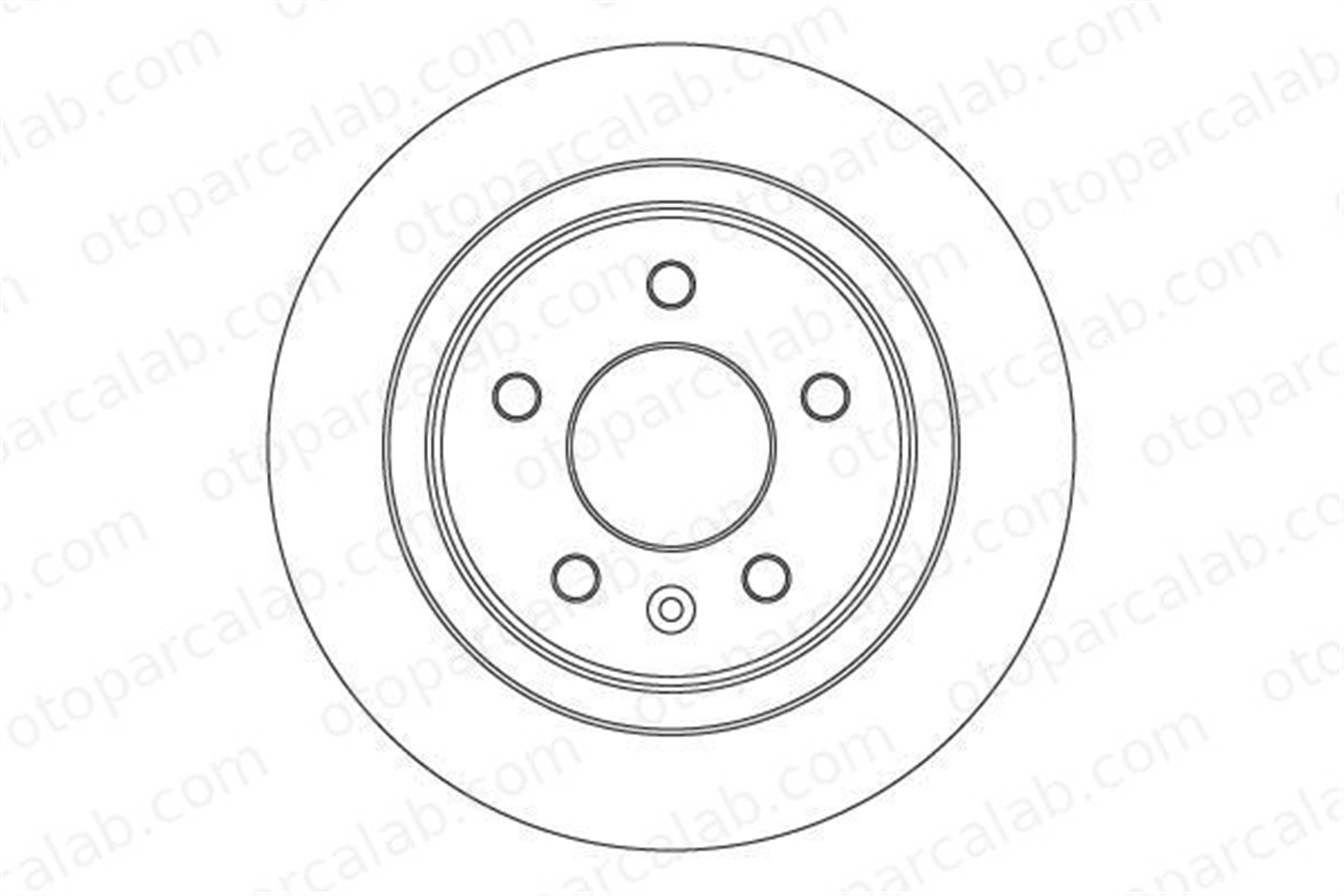 BRAXIS AE0916 Fren Disk Ayna Arka Sağ ve Sol OPEL INSIGNIA B Grand Sport INSIGNIA B Sports Tourer 13517857 13521008