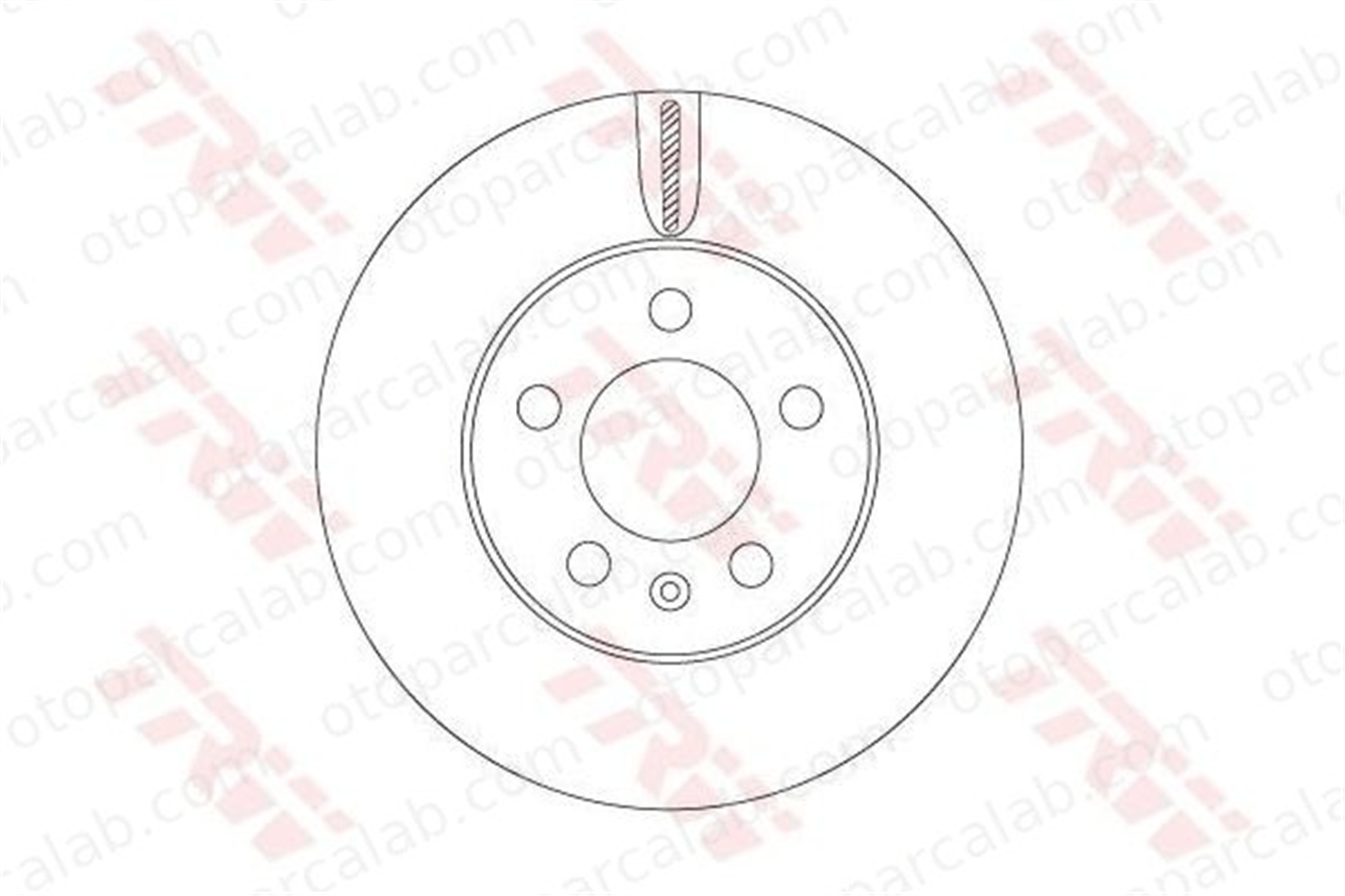 BRAXIS AE1086 Fren Disk Ayna Ön Sağ ve Sol SEAT IBIZA V VW POLO VI 2Q0615301G