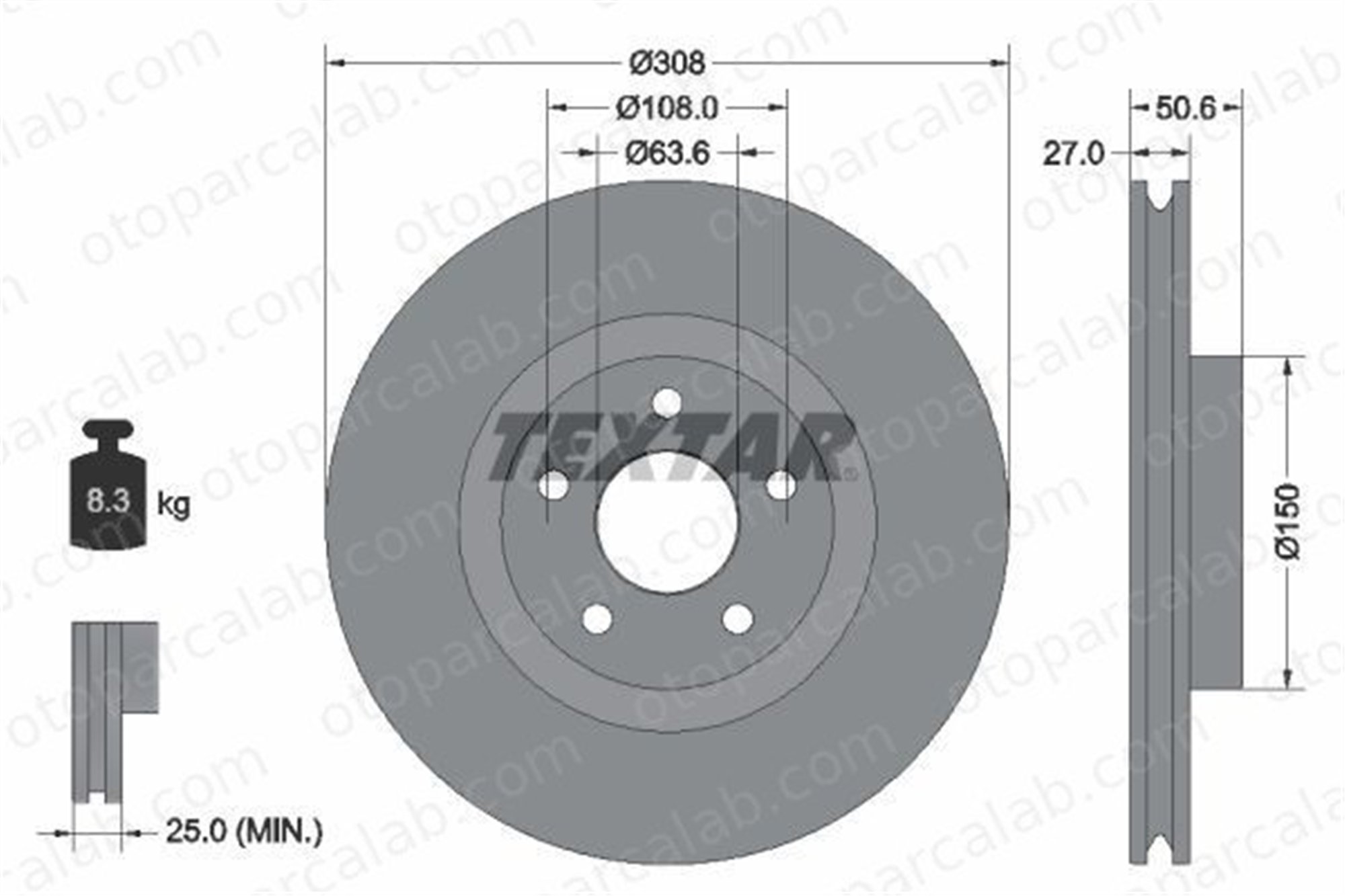 BRAXIS AE1120 Fren Disk Ayna Ön Sağ ve Sol FORD FOCUS IV FOCUS IV Turnier 2305506 JX611125BEB