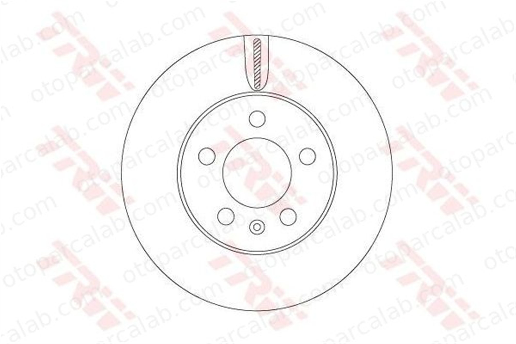 BRAXIS AE1388 Fren Disk Ayna Ön Sağ ve Sol SEAT IBIZA V VW POLO VI 2Q0615301G