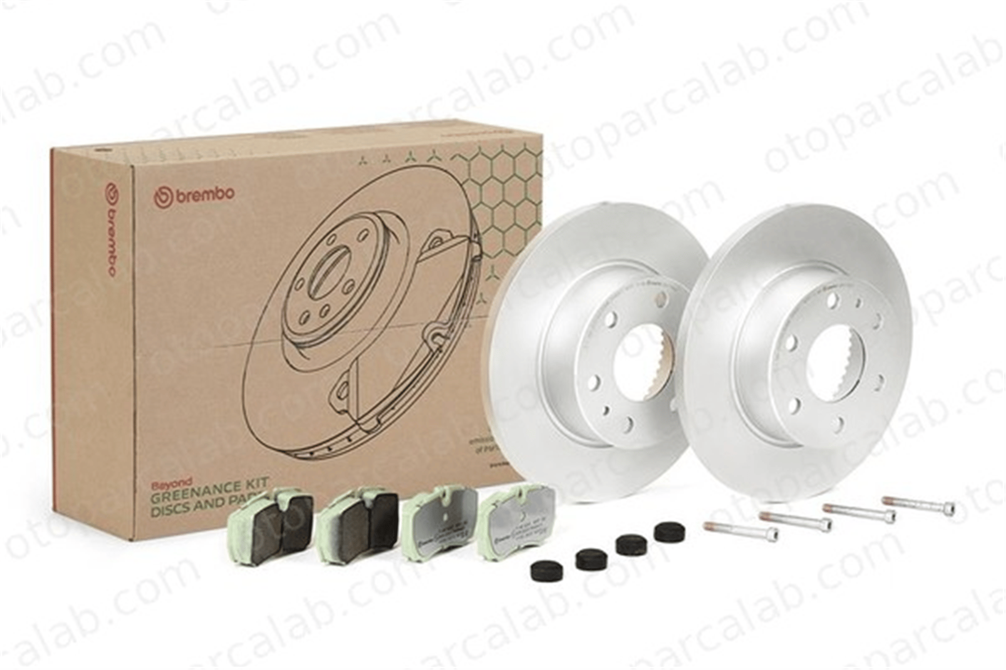 BREMBO KT 10 023 Fren Disk Balata Arka IVECO DAILY VI Panelvan/Van DAILY VI Platform şasi KT10023 2991667