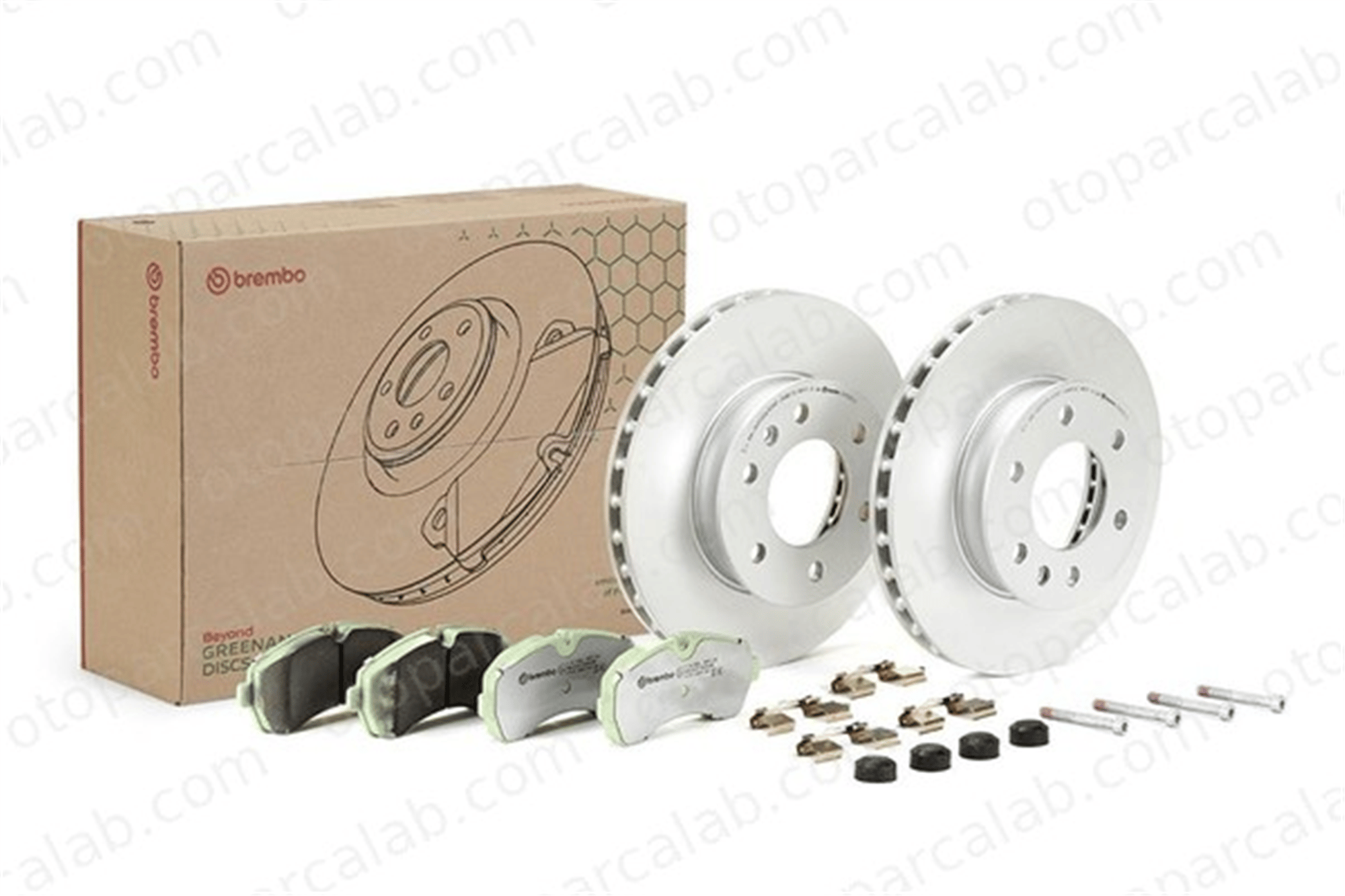 BREMBO KT 10 052 Fren Disk Balata Ön MERCEDES-BENZ SPRINTER 3,5-t Panelvan/Van SPRINTER 3,5-t Platform şasi KT10052 44206820