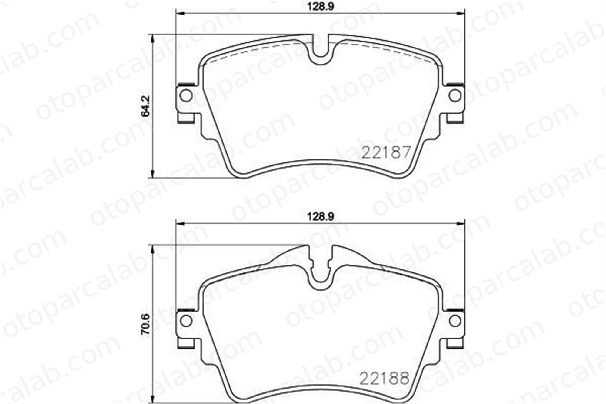 BREMBO P 06 092 Fren Disk Balata Ön MINI MINI BMW 2 Active Tourer 34106885503 34106874034