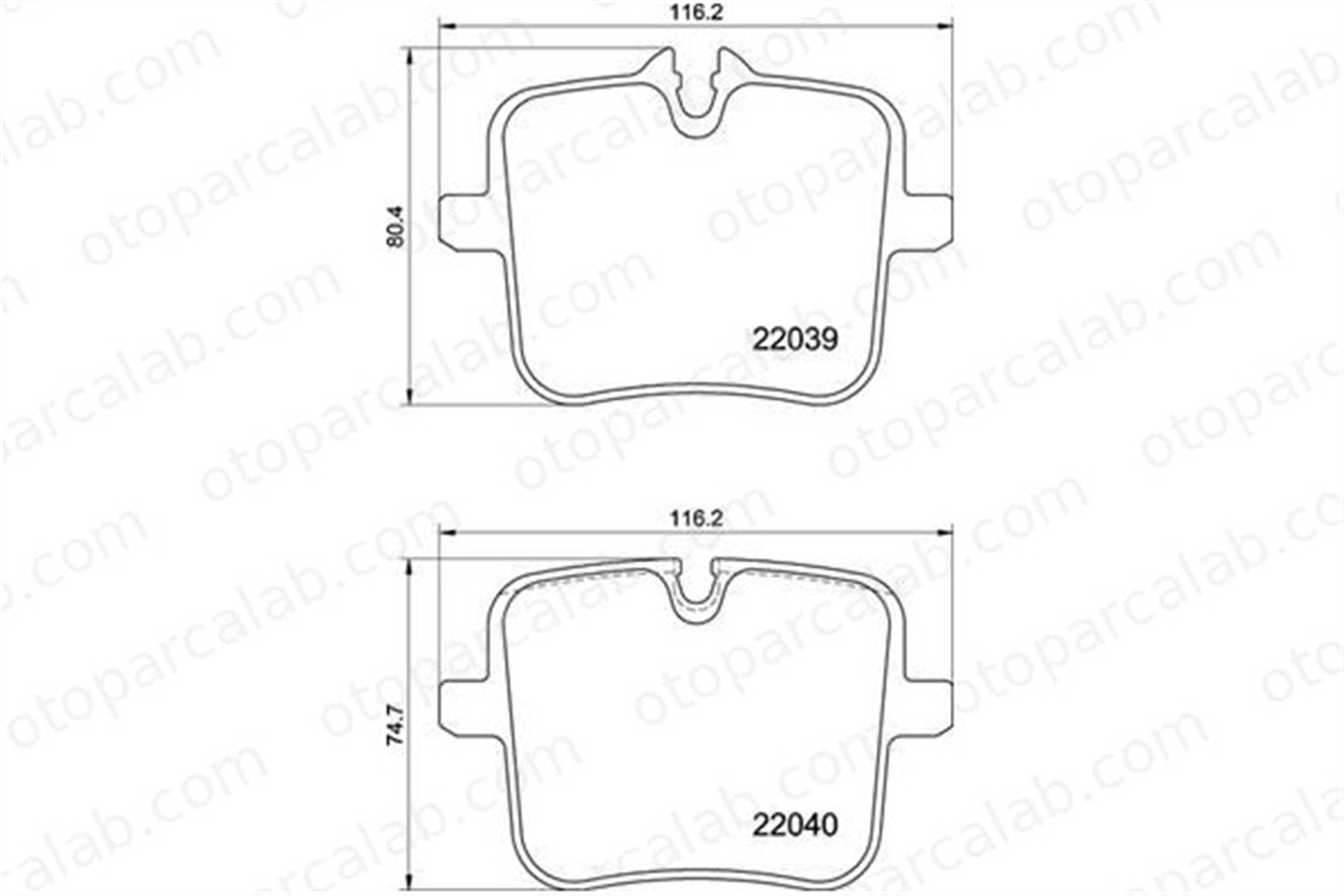 BREMBO P 06 109 Fren Disk Balata Arka BMW X5 8 Coupe 34208092823 34207883269
