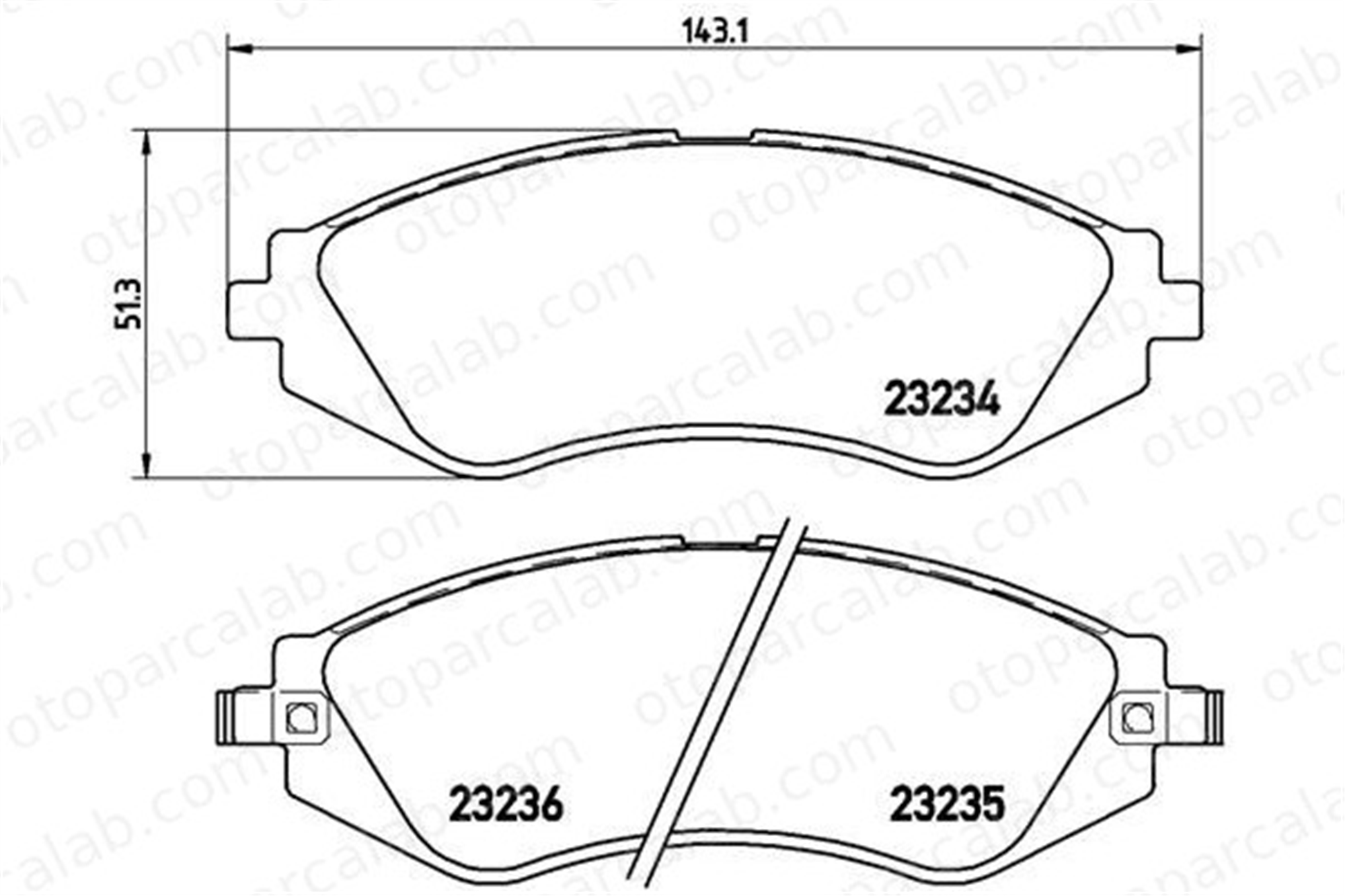 BREMBO P 15 002 Fren Disk Balata Ön DAEWOO NUBIRA Sedan NUBIRA Wagon 96405129 96495227