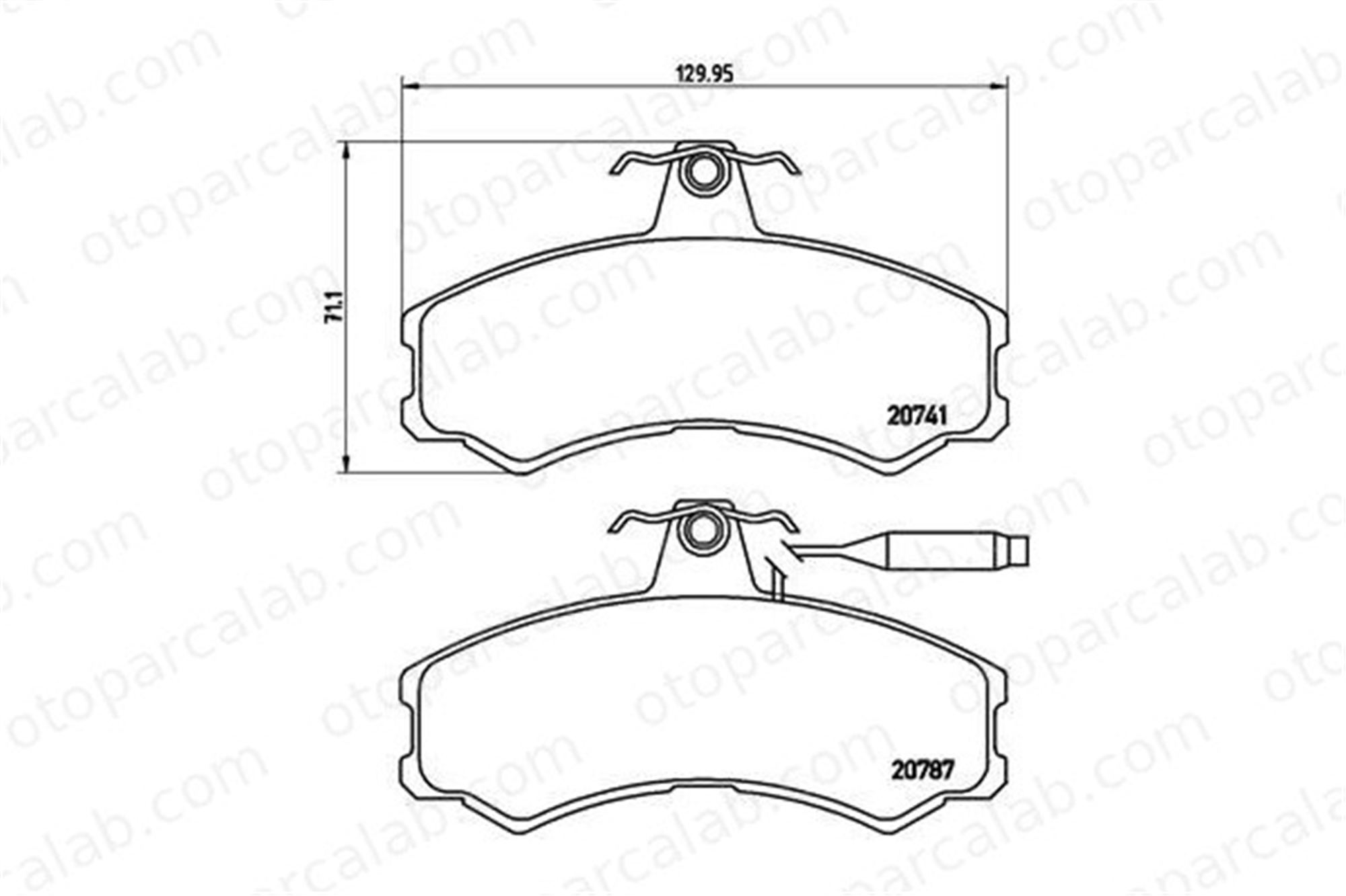 BREMBO P 23 022 Fren Disk Balata Ön FIAT DUCATO Panorama DUCATO Panelvan/Van 424833 425054