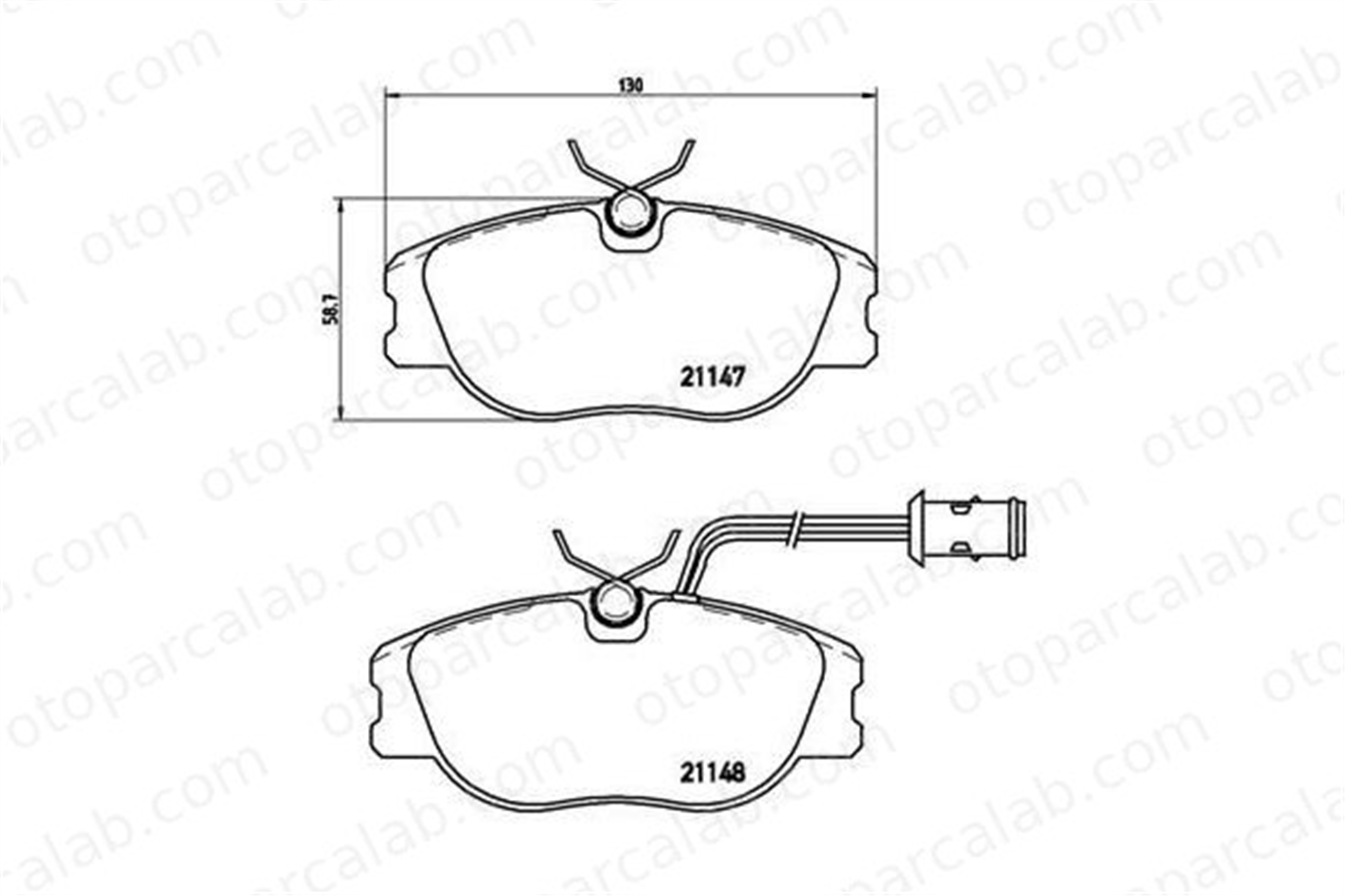 BREMBO P 23 041 Fren Disk Balata Ön ALFA ROMEO 164 LANCIA DELTA I 71748386 77362346