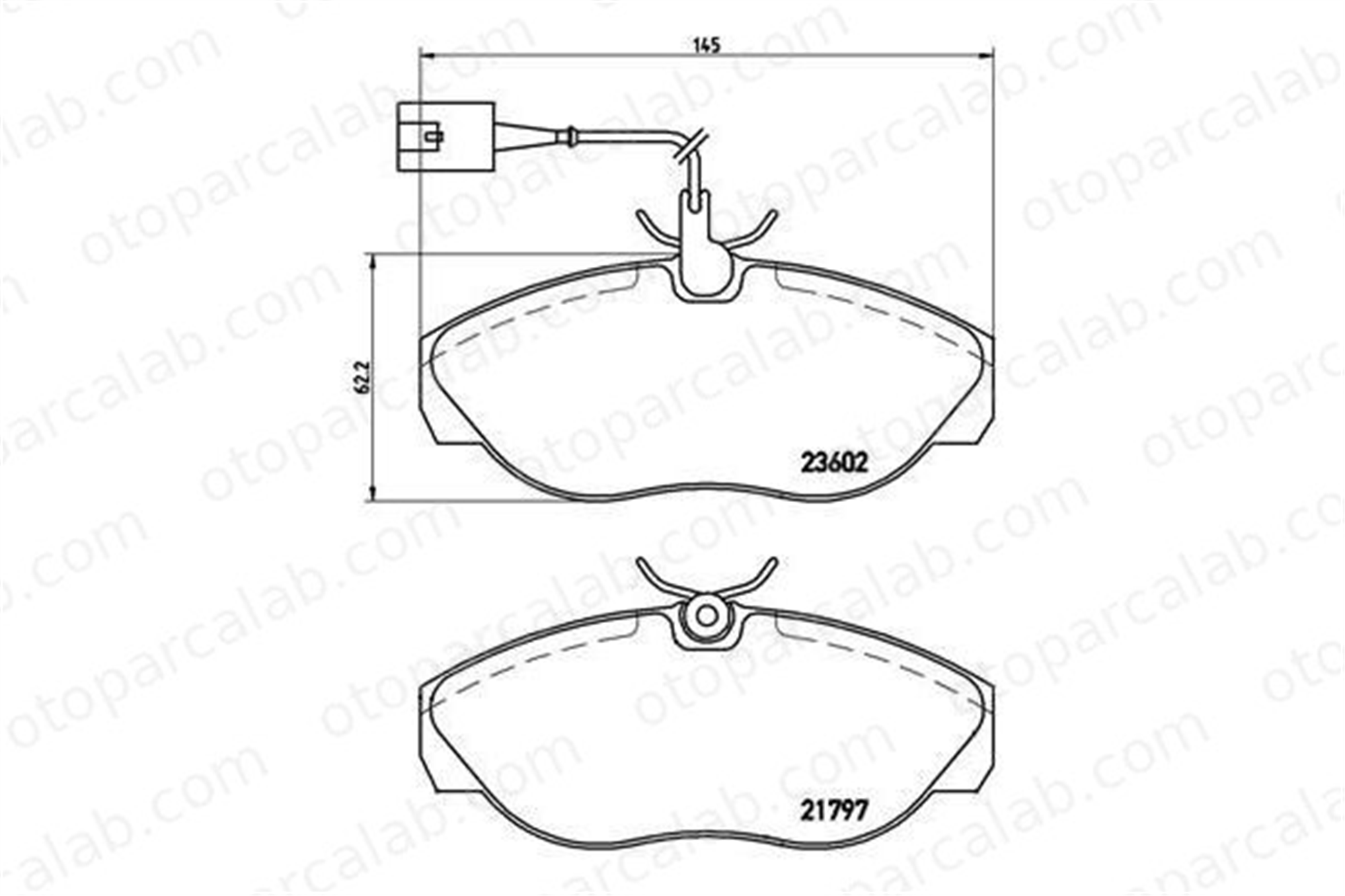 BREMBO P 23 083 Fren Disk Balata Ön FIAT DUCATO Panelvan/Van DUCATO Platform şasi 425455 1617279080