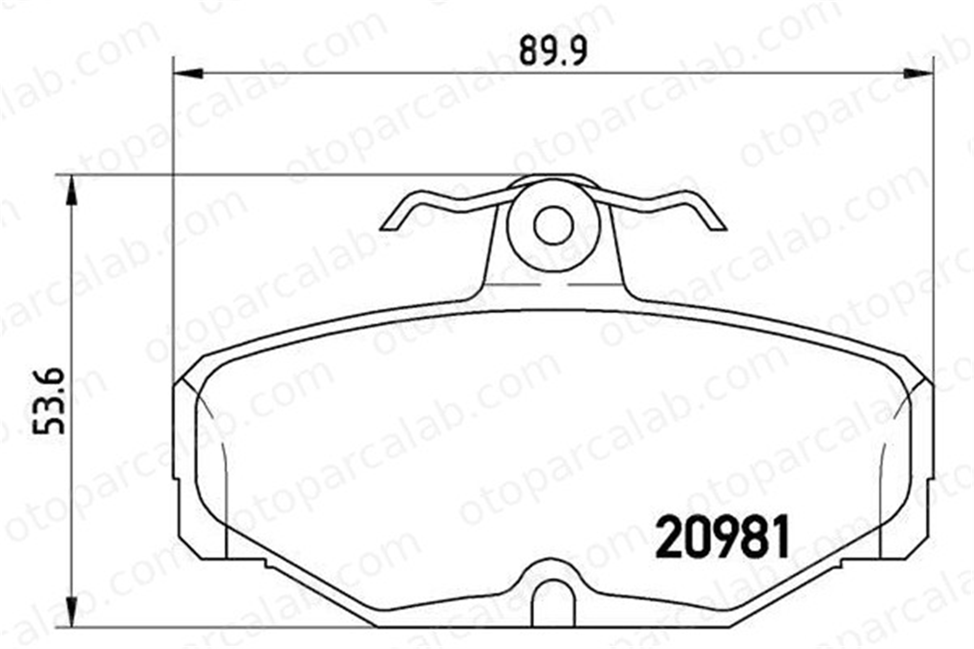 BREMBO P 24 018 Fren Disk Balata Arka FORD SIERRA II Turnier SIERRA II 1543375 1111281