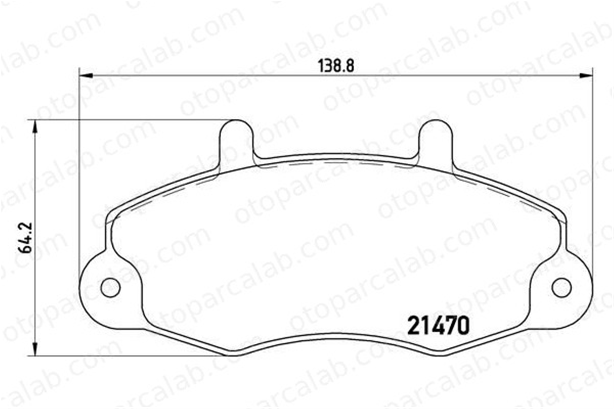 BREMBO P 24 032 Fren Disk Balata Ön FORD TRANSIT Minibüs/Otobüs TRANSIT Platform şasi 92VB2K021AA 93VX2K021AB