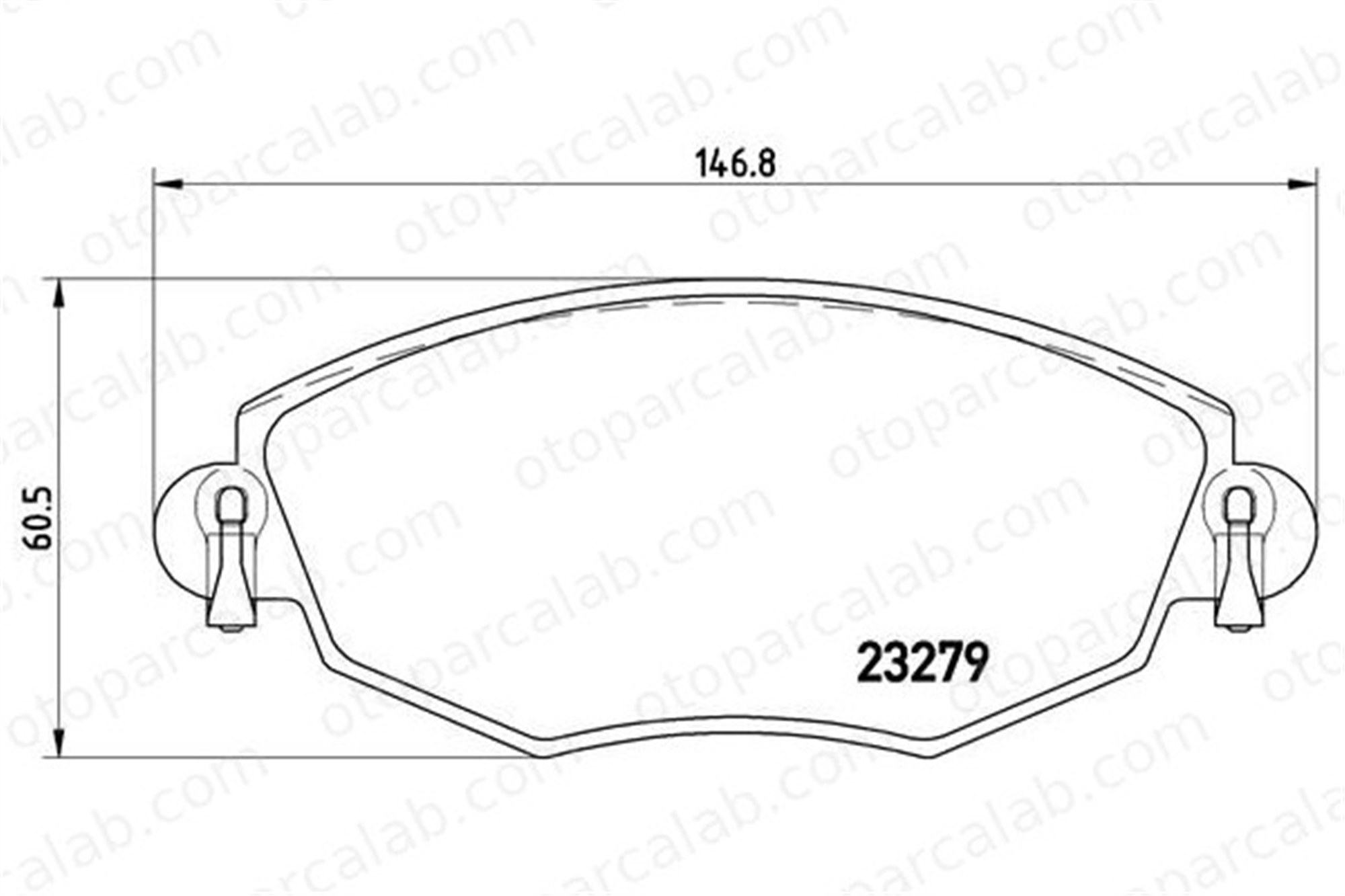BREMBO P 24 060 Fren Disk Balata Ön FORD MONDEO III Sedan MONDEO III ME1S7J2K021AC 1S712K021AC