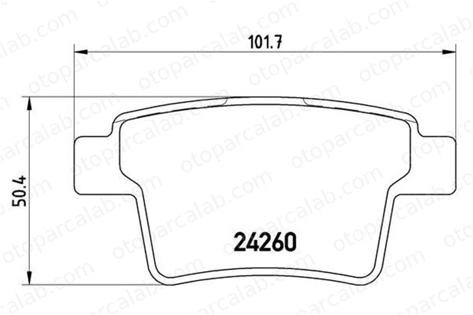 BREMBO P 24 063 Fren Disk Balata Arka FORD MONDEO III Sedan MONDEO III 4S712M008AB C2S38068