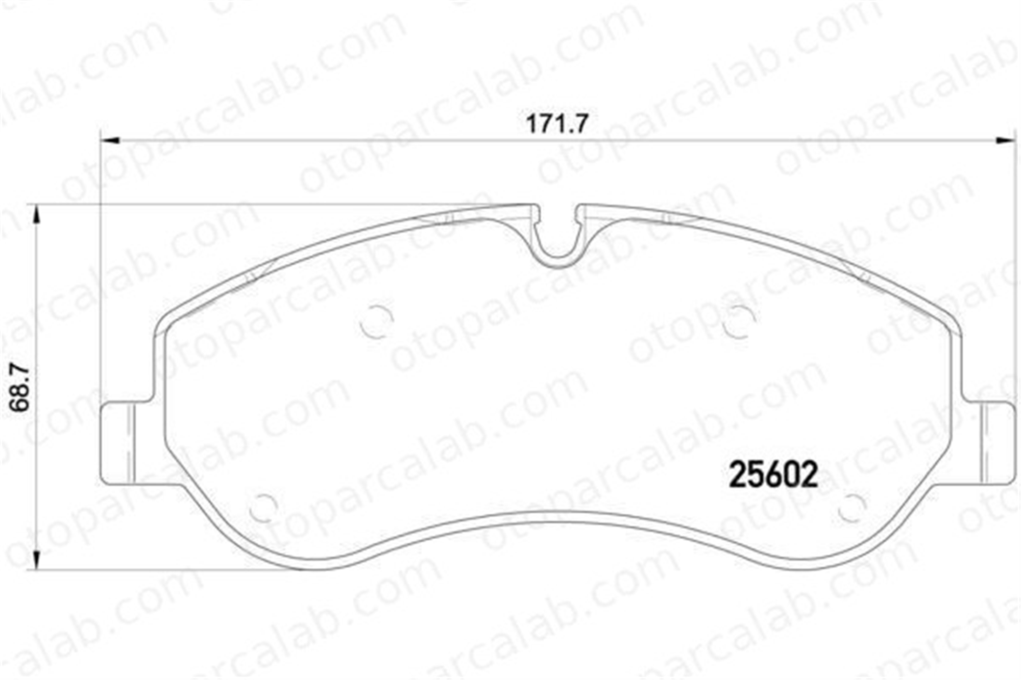 BREMBO P 24 152 Fren Disk Balata Ön FORD TRANSIT V363 Panelvan/Van TRANSIT V363 Platform şasi MEBK2J2K021AA BK212K021AA