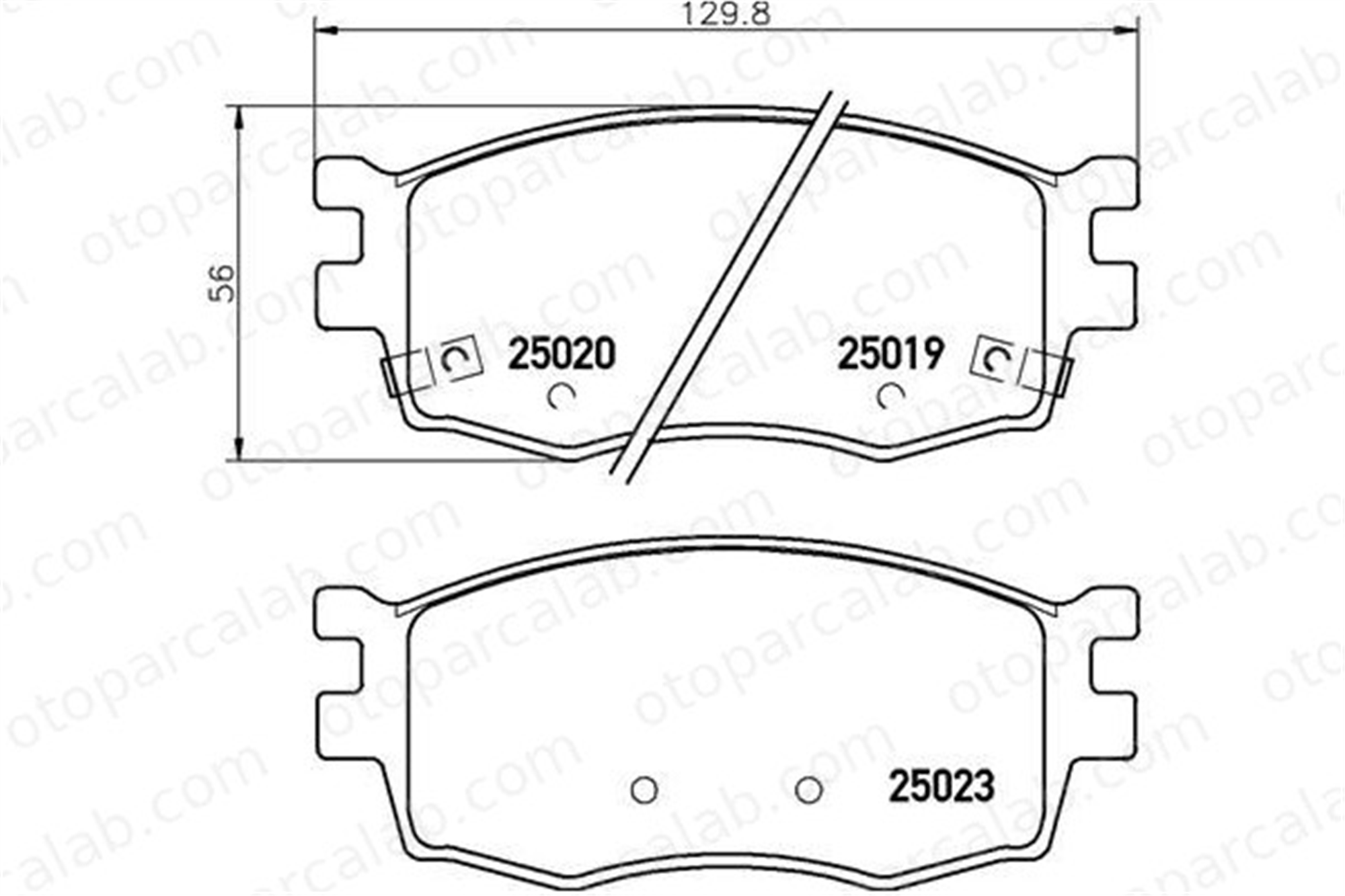 BREMBO P 30 069 Fren Disk Balata Ön HYUNDAI i20 I 581011GE00 581011JA10