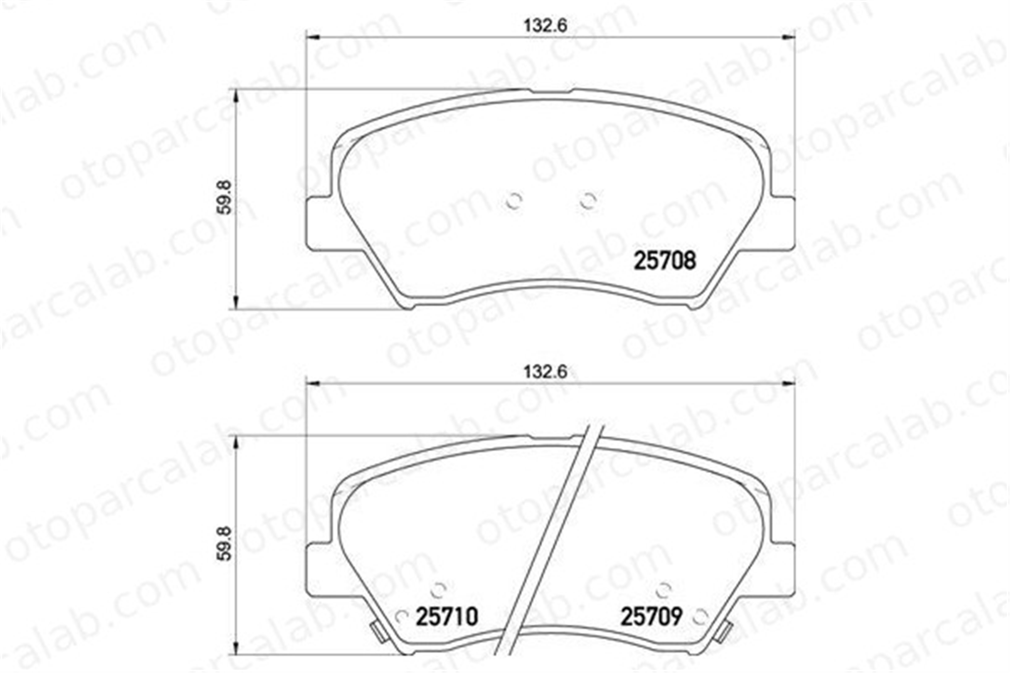 BREMBO P 30 073 Fren Disk Balata Ön HYUNDAI i30 KIA CEE'D 581012VA00 58101M6A00